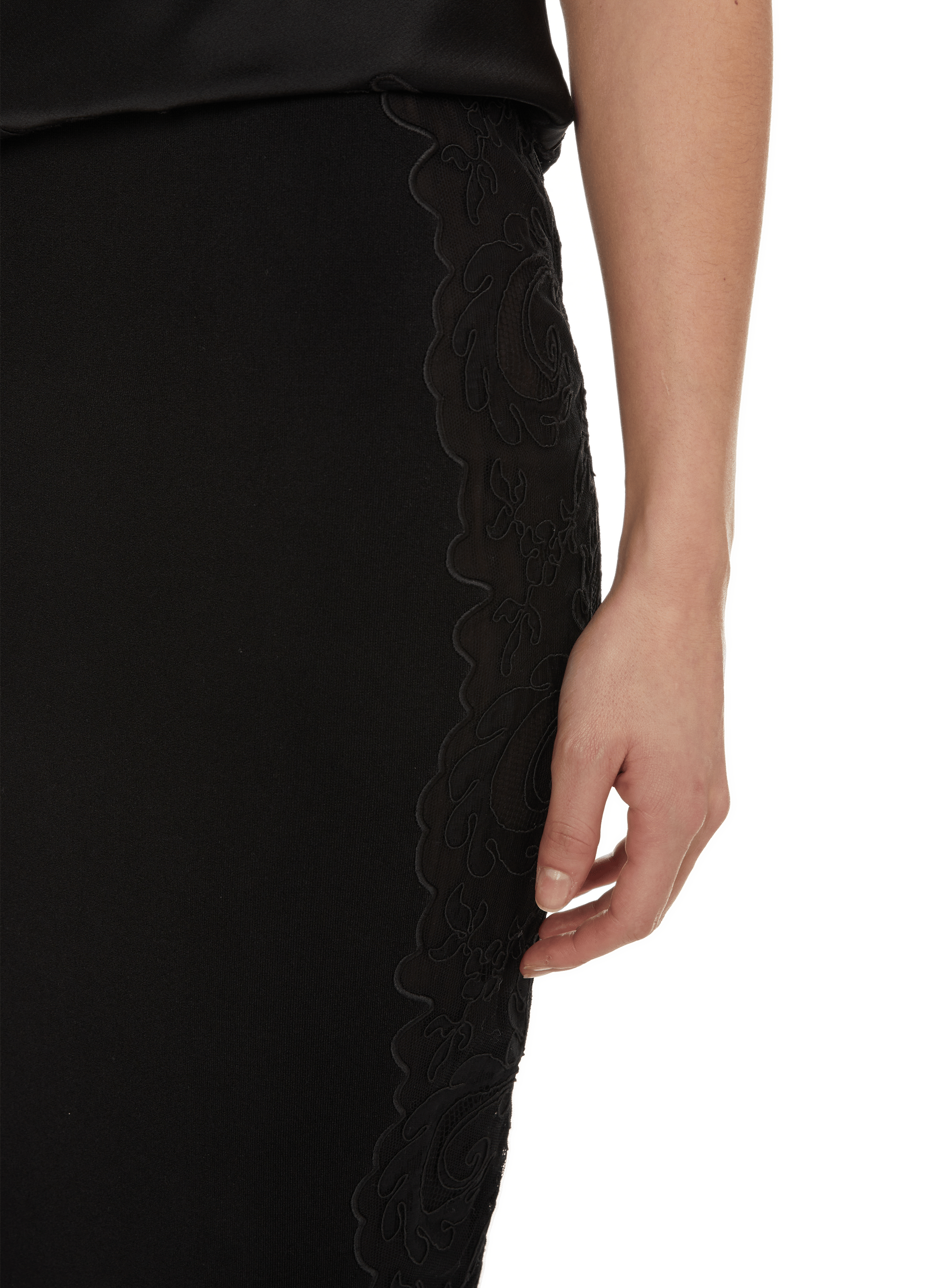 Jupe midi VERSACE Noir