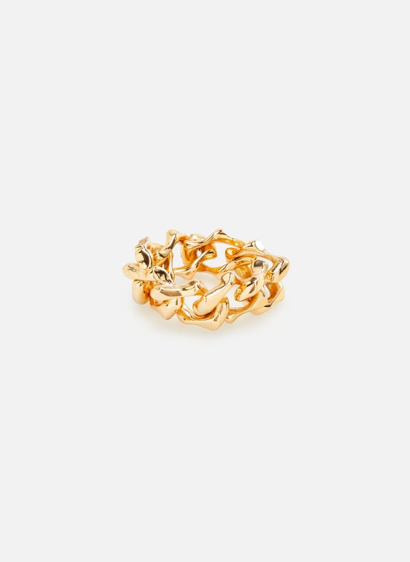 Chain ring Golden by EMANUELE BICOCCHI EMANUELE BICOCCHI Chain ring Golden