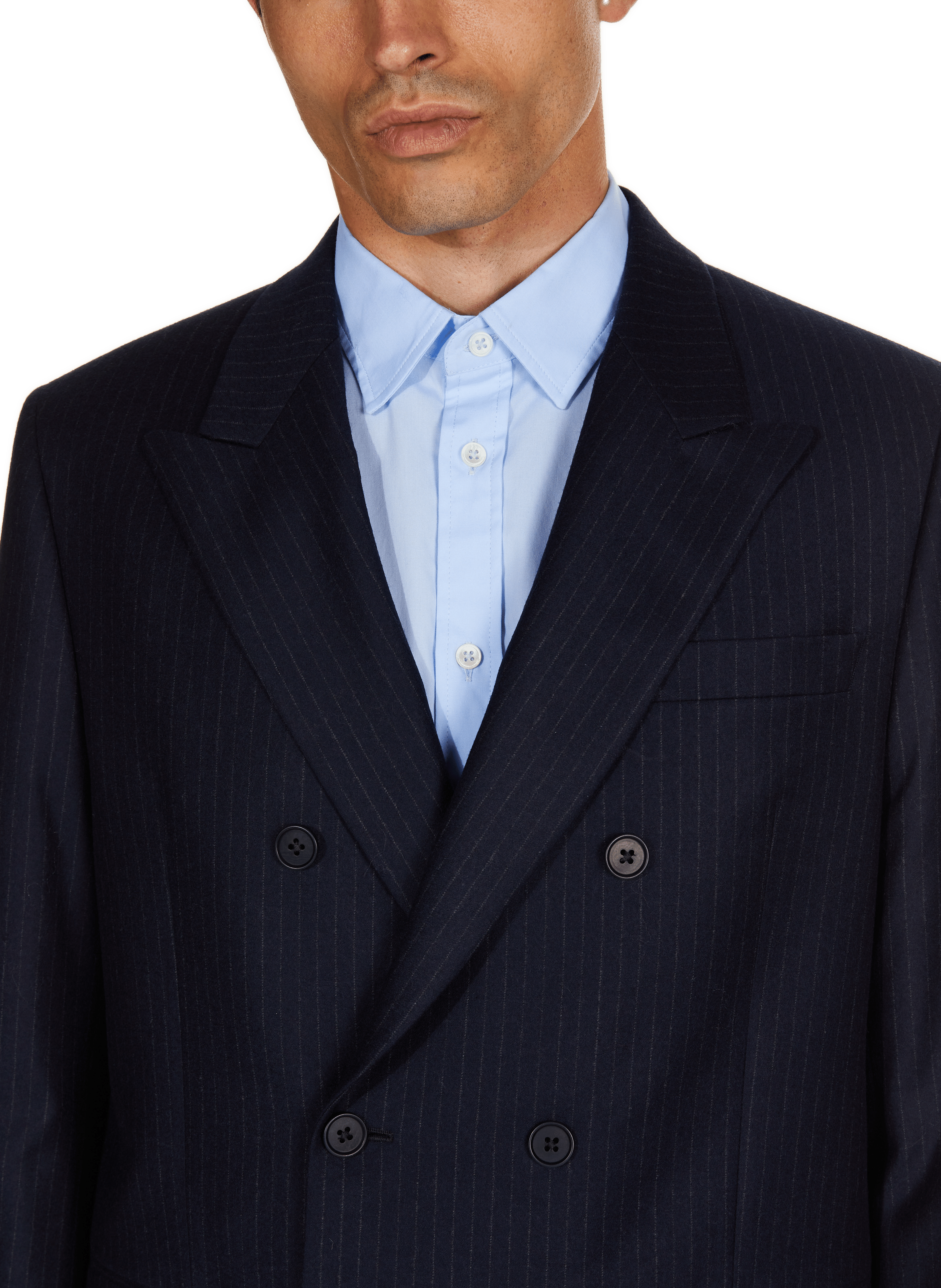 Houndstooth wool jacket SAISON 1865 Blue