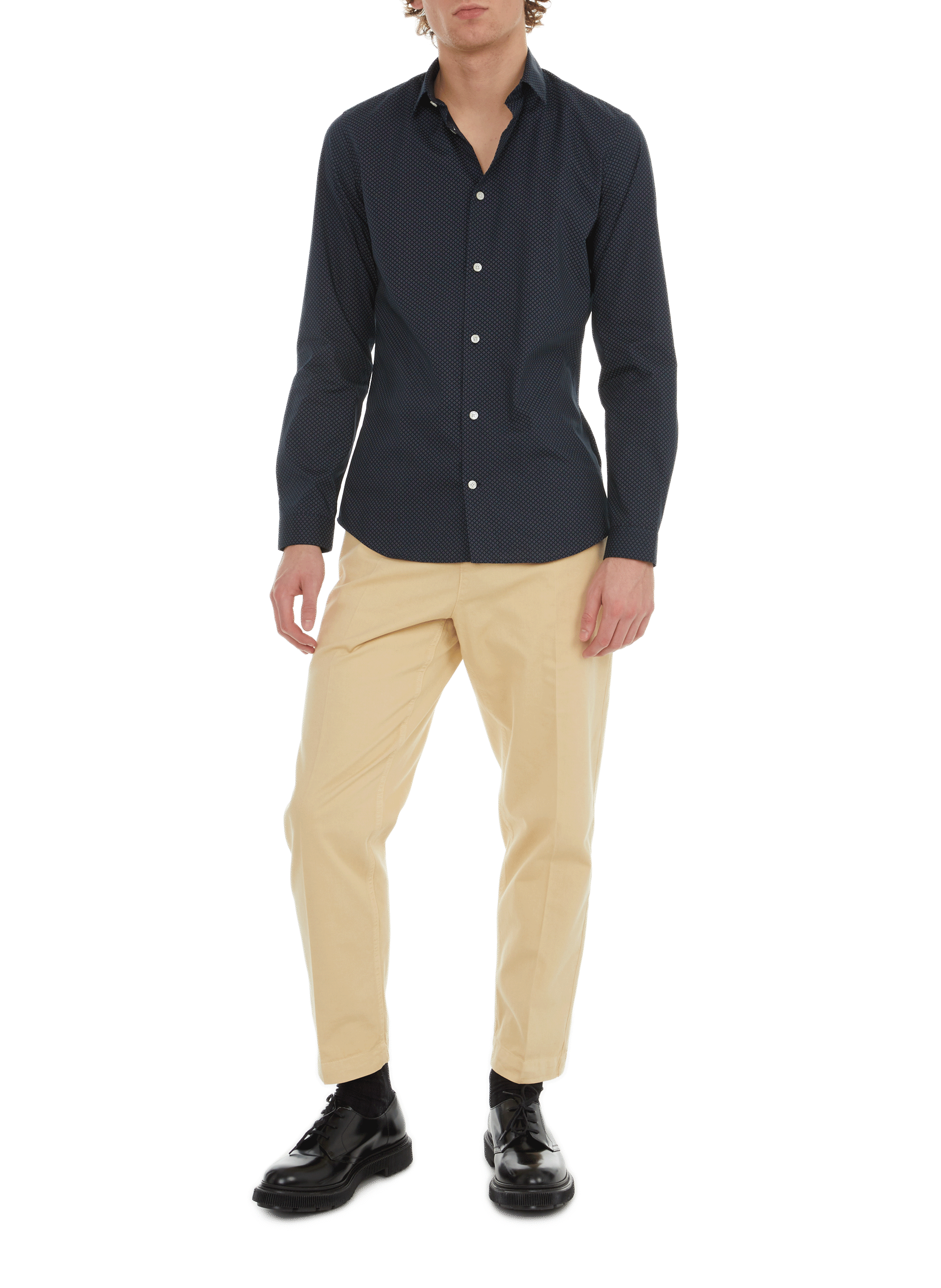 Chemise imprimée en coton  AU PRINTEMPS PARIS Bleu