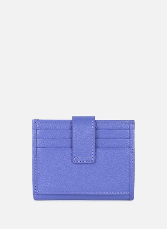 Porte-cartes - foulonné pm | Bleu by LANCASTER Porte-cartes - foulonné pm Bleu