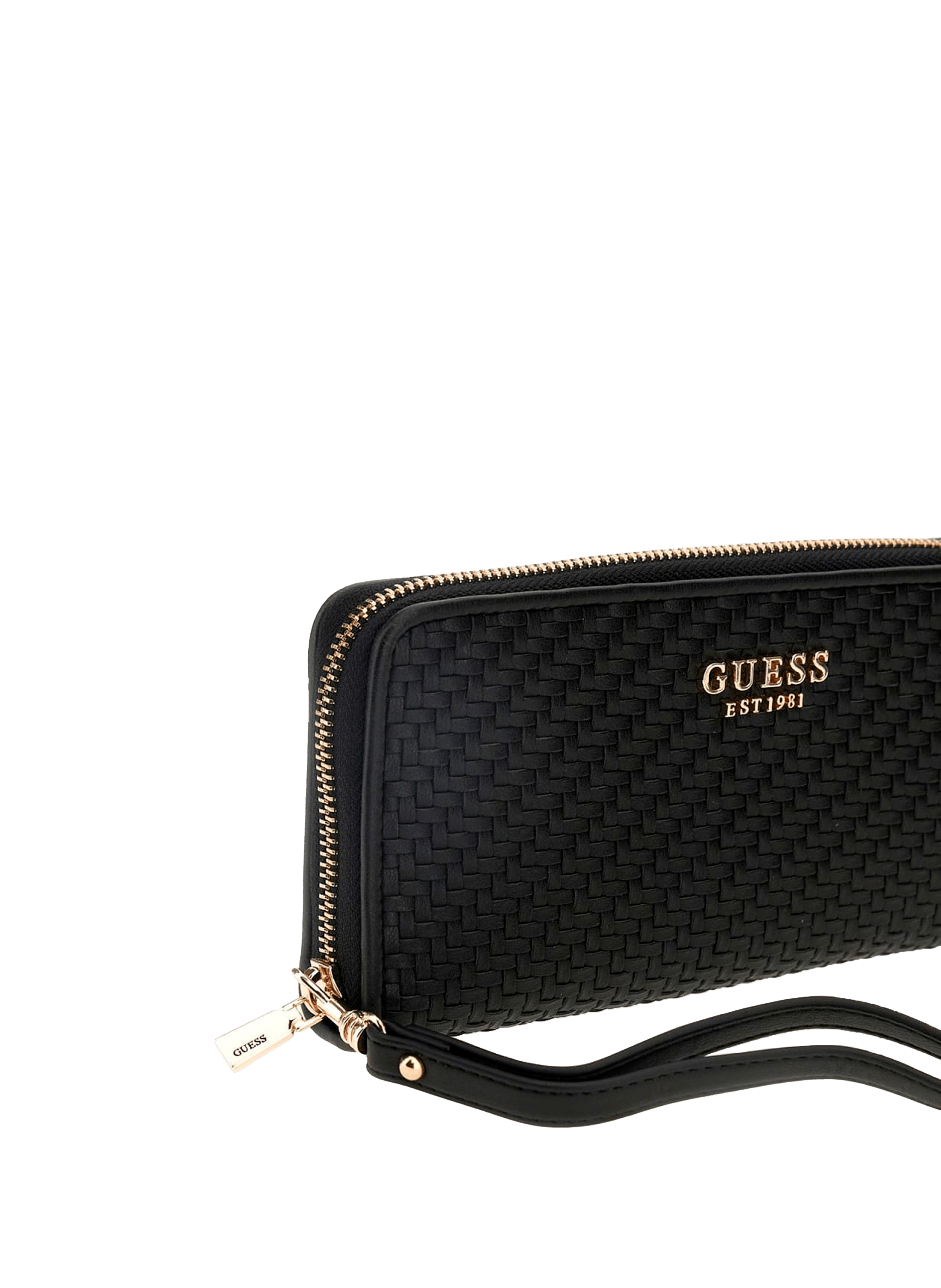 Woven Mirema wallet GUESS Black