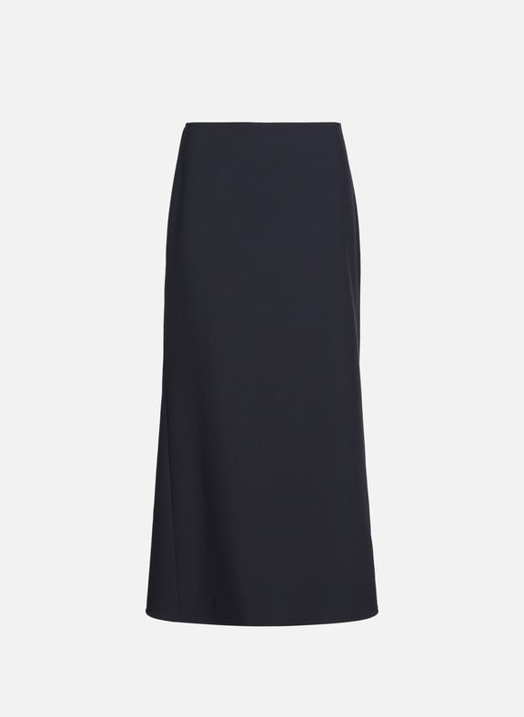 Flared Skirt with Kick Detail Blue by VICTORIA BECKHAM VICTORIA BECKHAM Flared Skirt with Kick Detail Blue