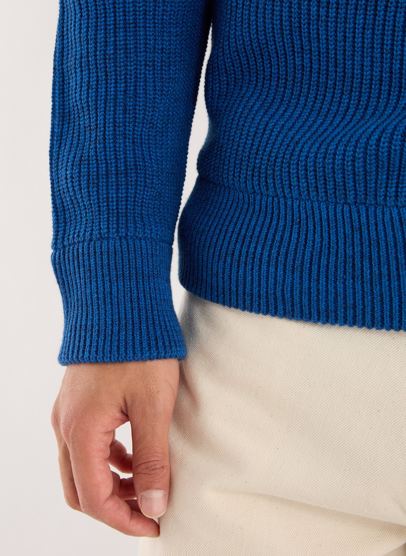 Ribbed jumper NN.07 Blue