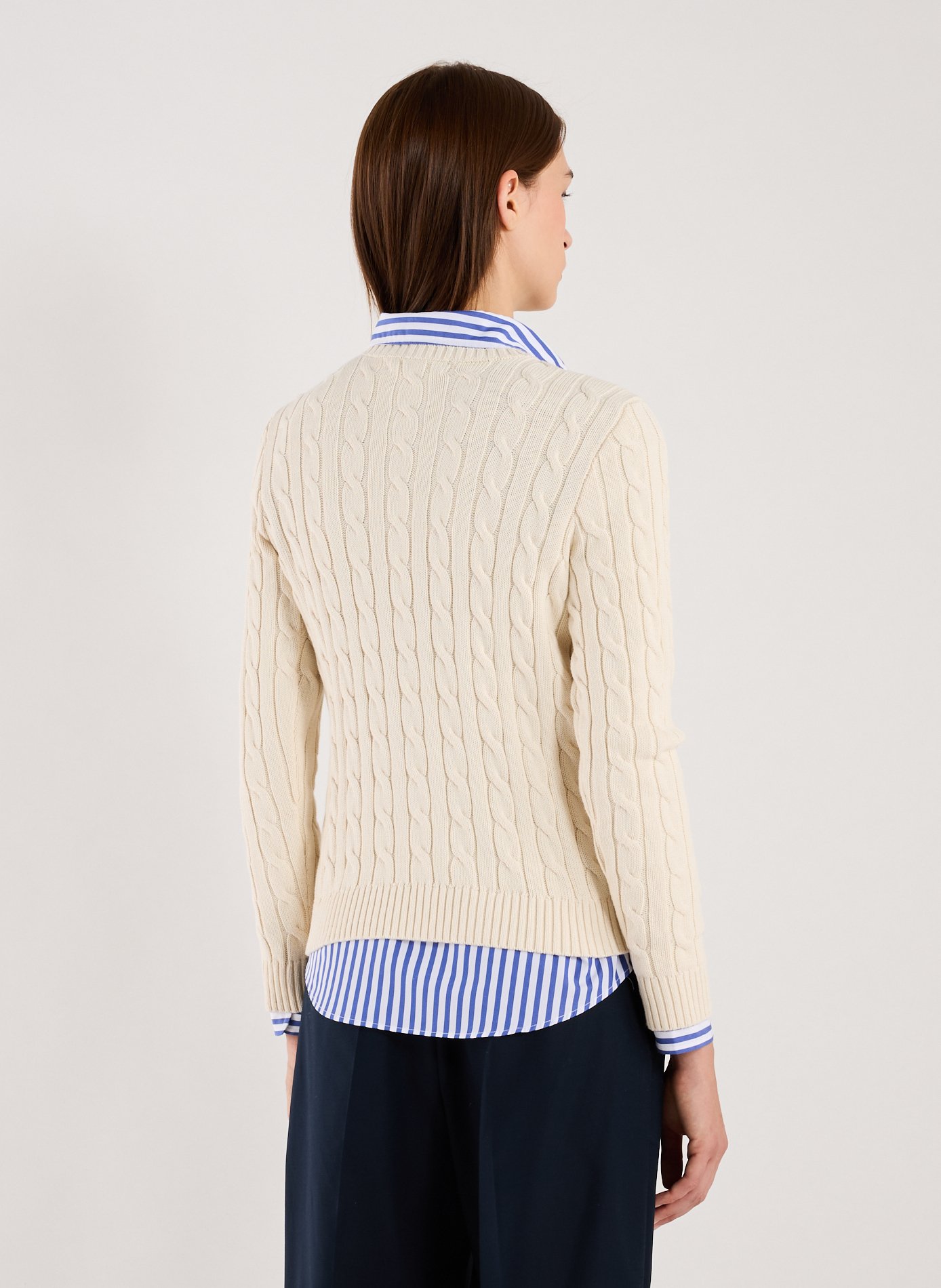Cotton-blend jumper LAUREN Beige