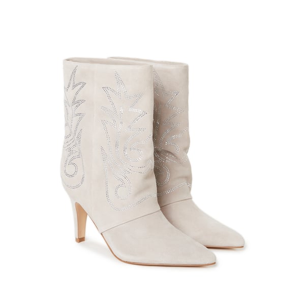 Guess Bottines à talon en cuir