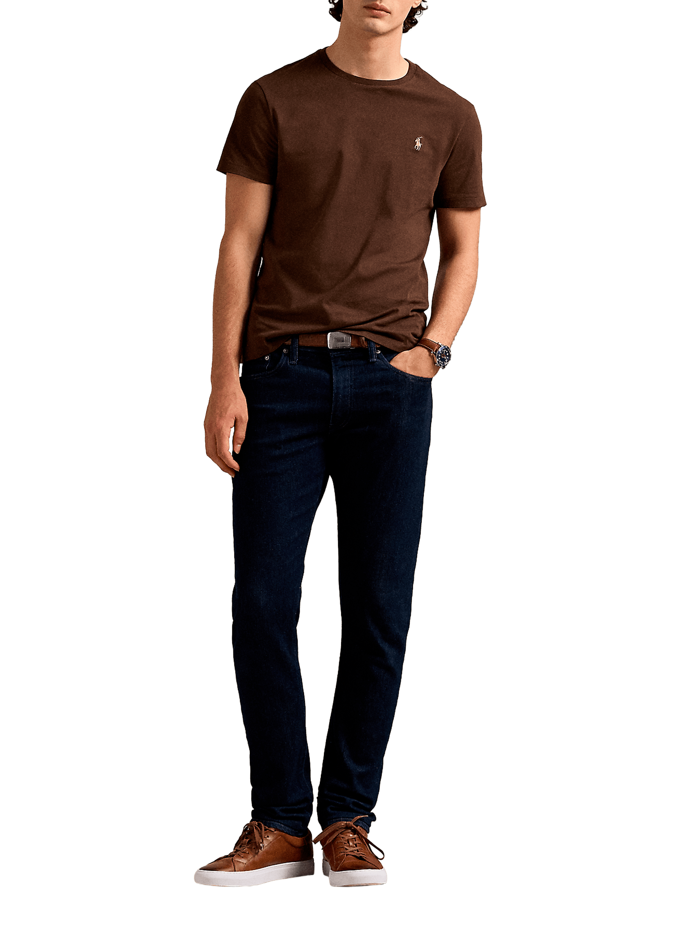 Classic Cotton T-Shirt POLO RALPH LAUREN Beige