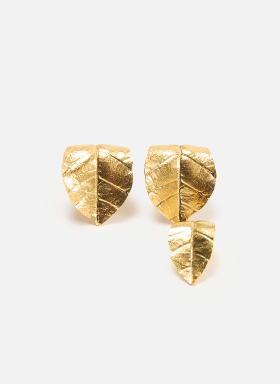 Earrings Ledena Golden by AURELIE BIDERMANN AURELIE BIDERMANN Earrings Ledena Golden