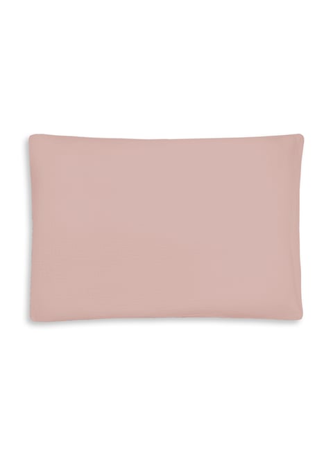 Organic cotton gauze pillowcase RedAU PRINTEMPS PARIS Organic cotton gauze pillowcase RedAU PRINTEMPS PARIS