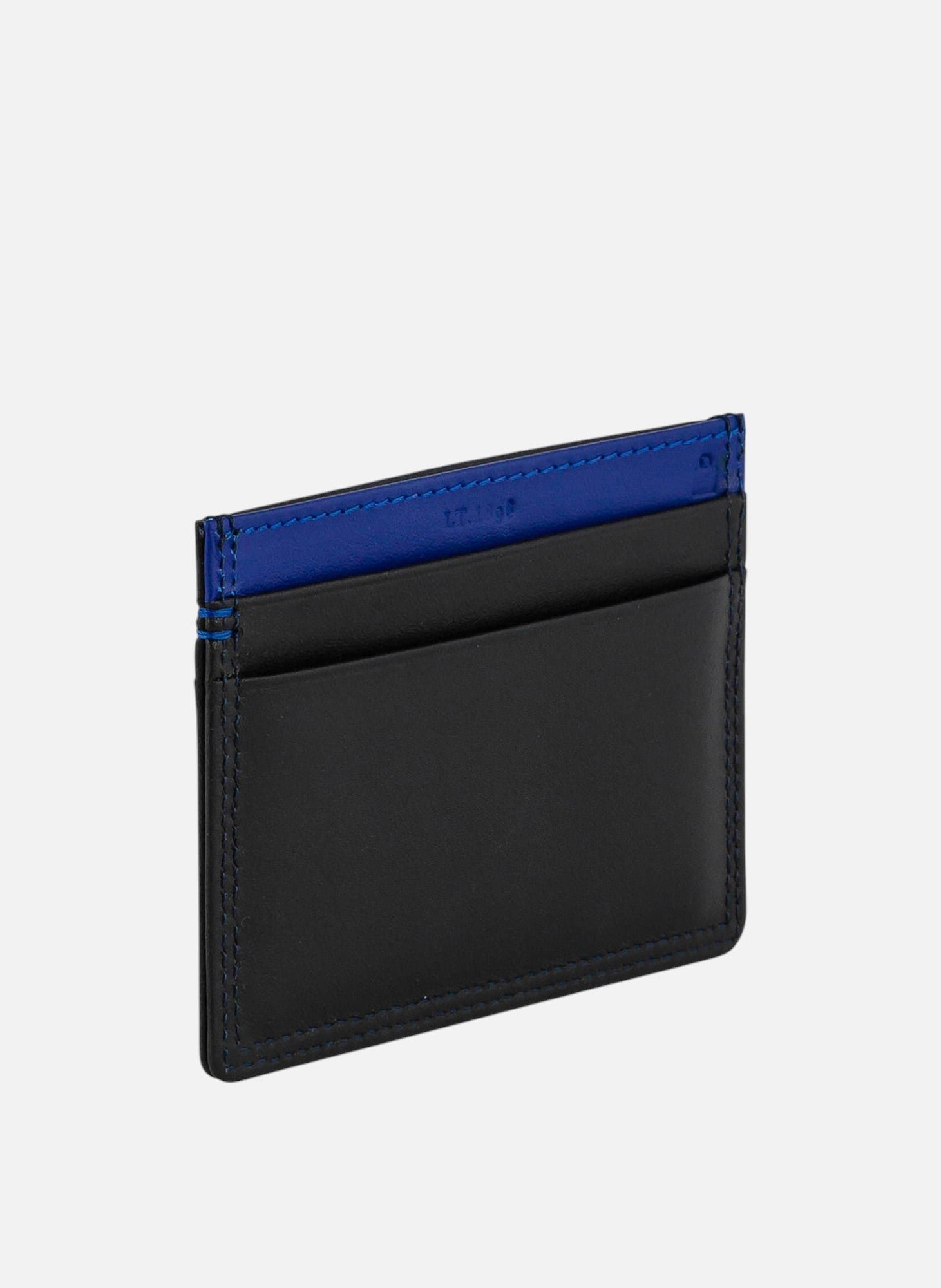 Porte cartes martin en cuir lisse LE TANNEUR Noir