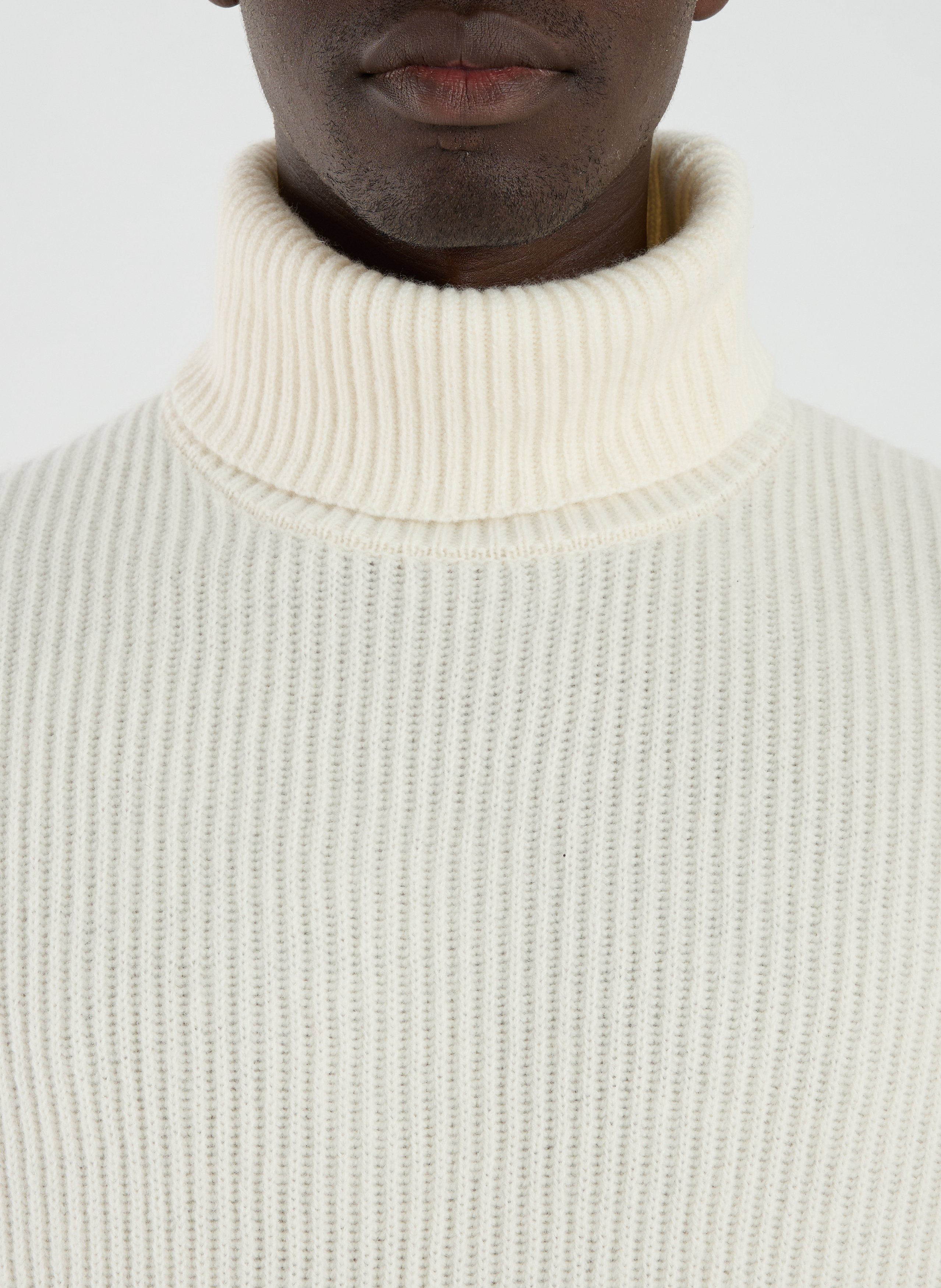The knitted sweater Eddie LES DEUX White