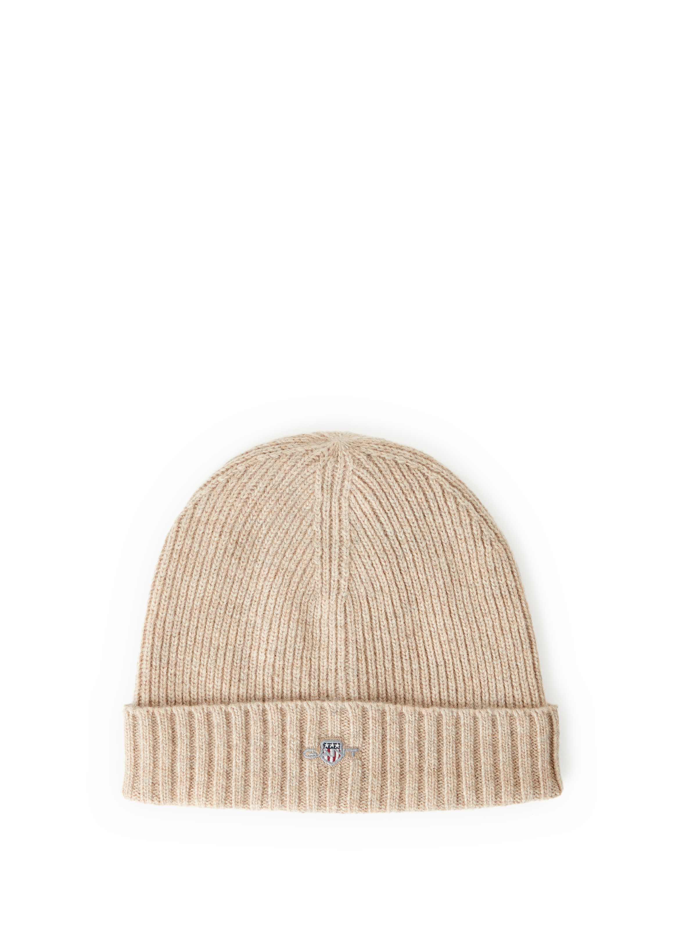 GANT Wool blend knitted hat Beige