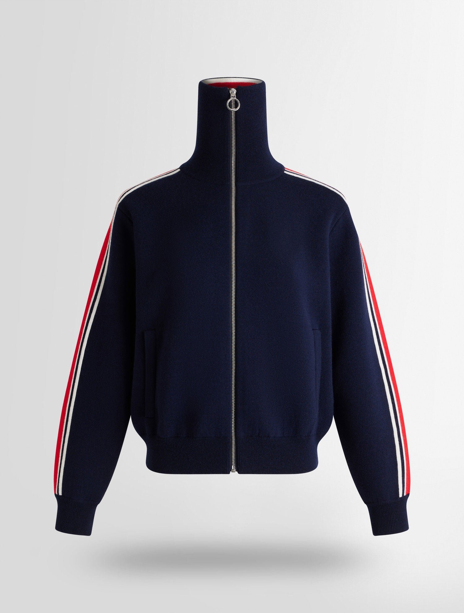 Gilet benada col tailleur coupe ample FUSALP Bleu