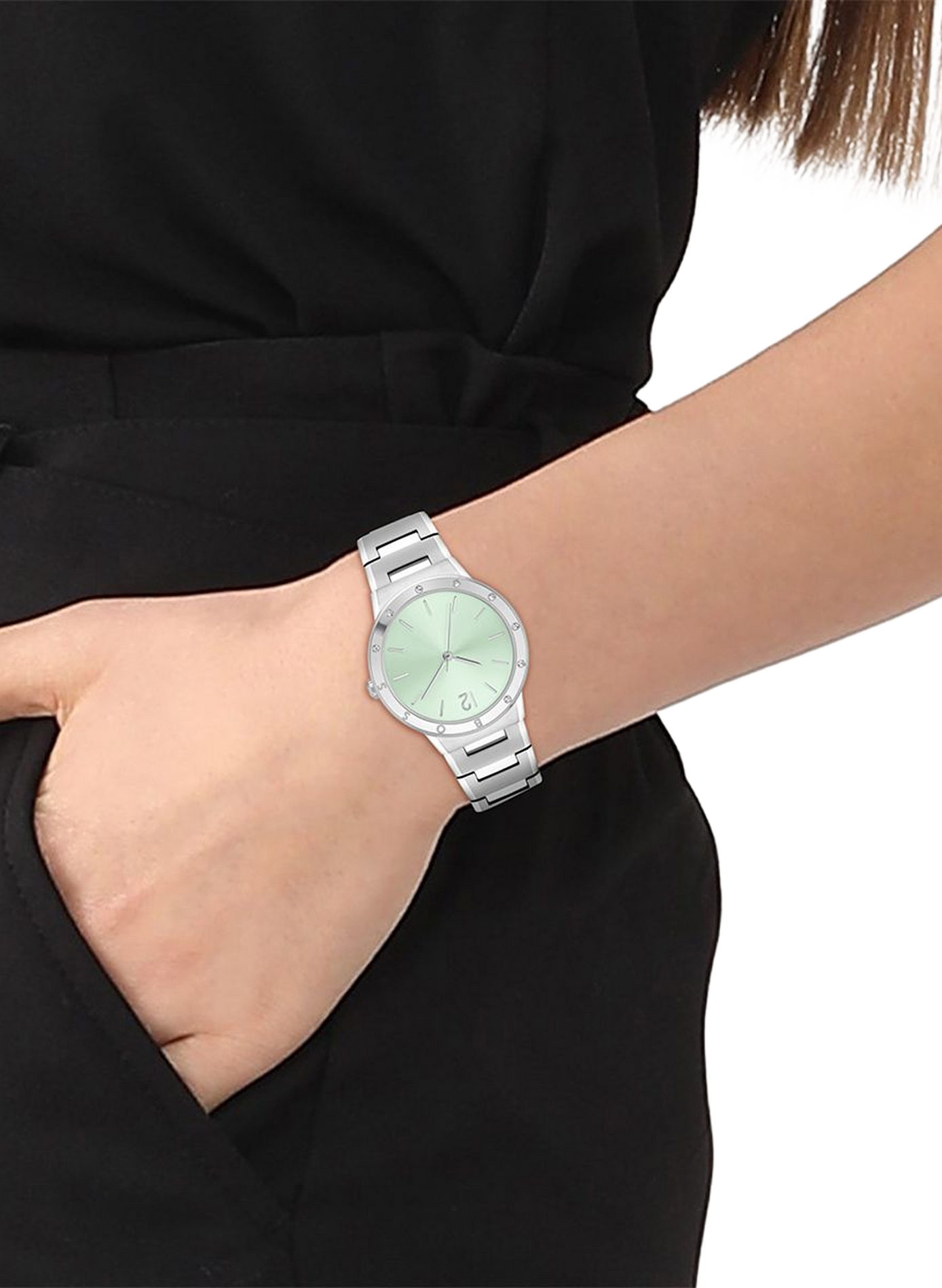 Quartz steel watch BOSS Silver