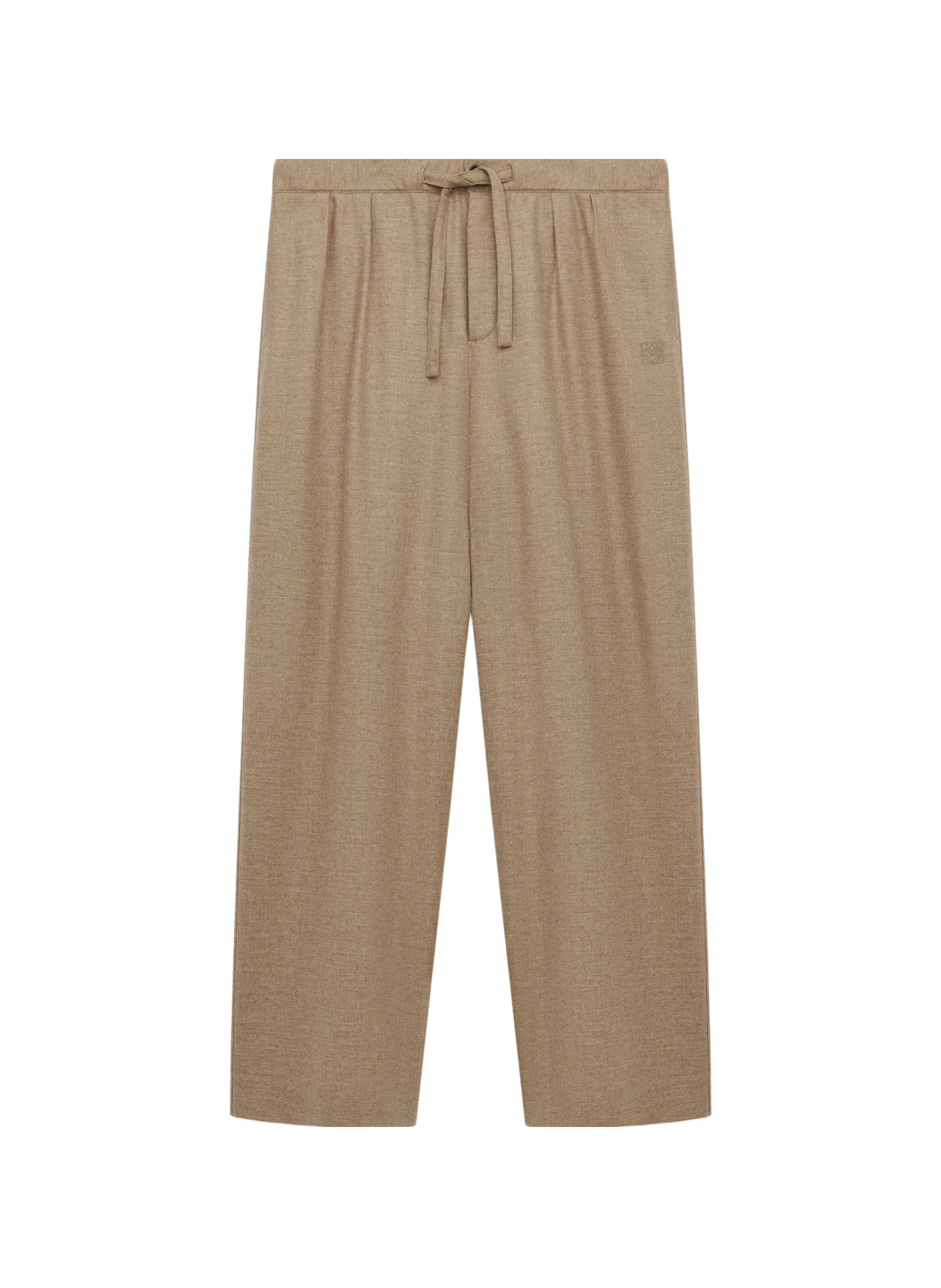 Wool and cashmere drawstring pants LOEWE Beige