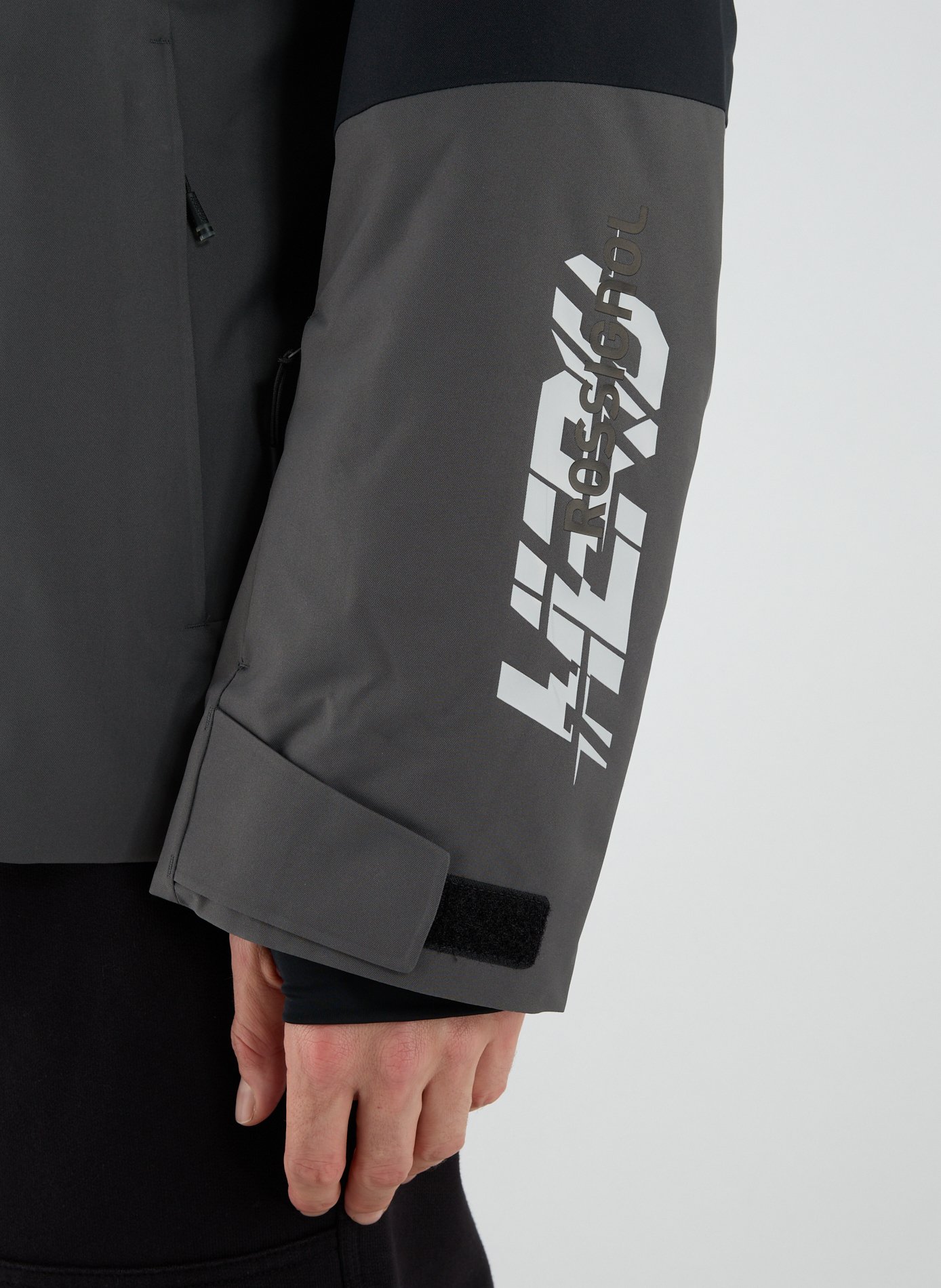 Ski jacket with hood ROSSIGNOL Grey