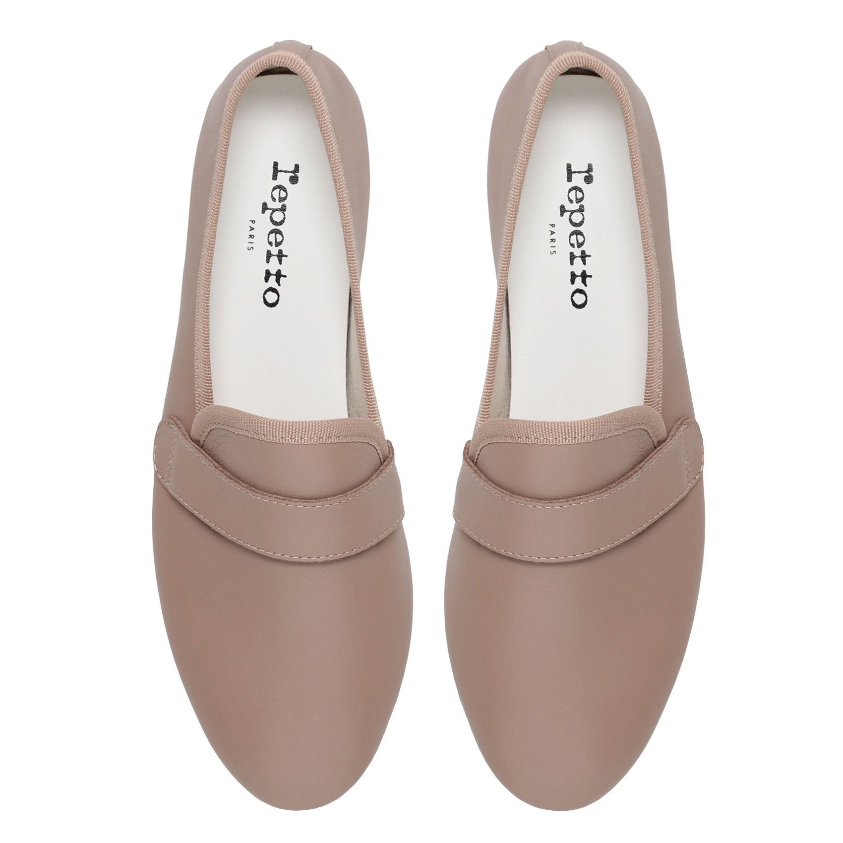 Ballerines en cuir michael REPETTO Beige