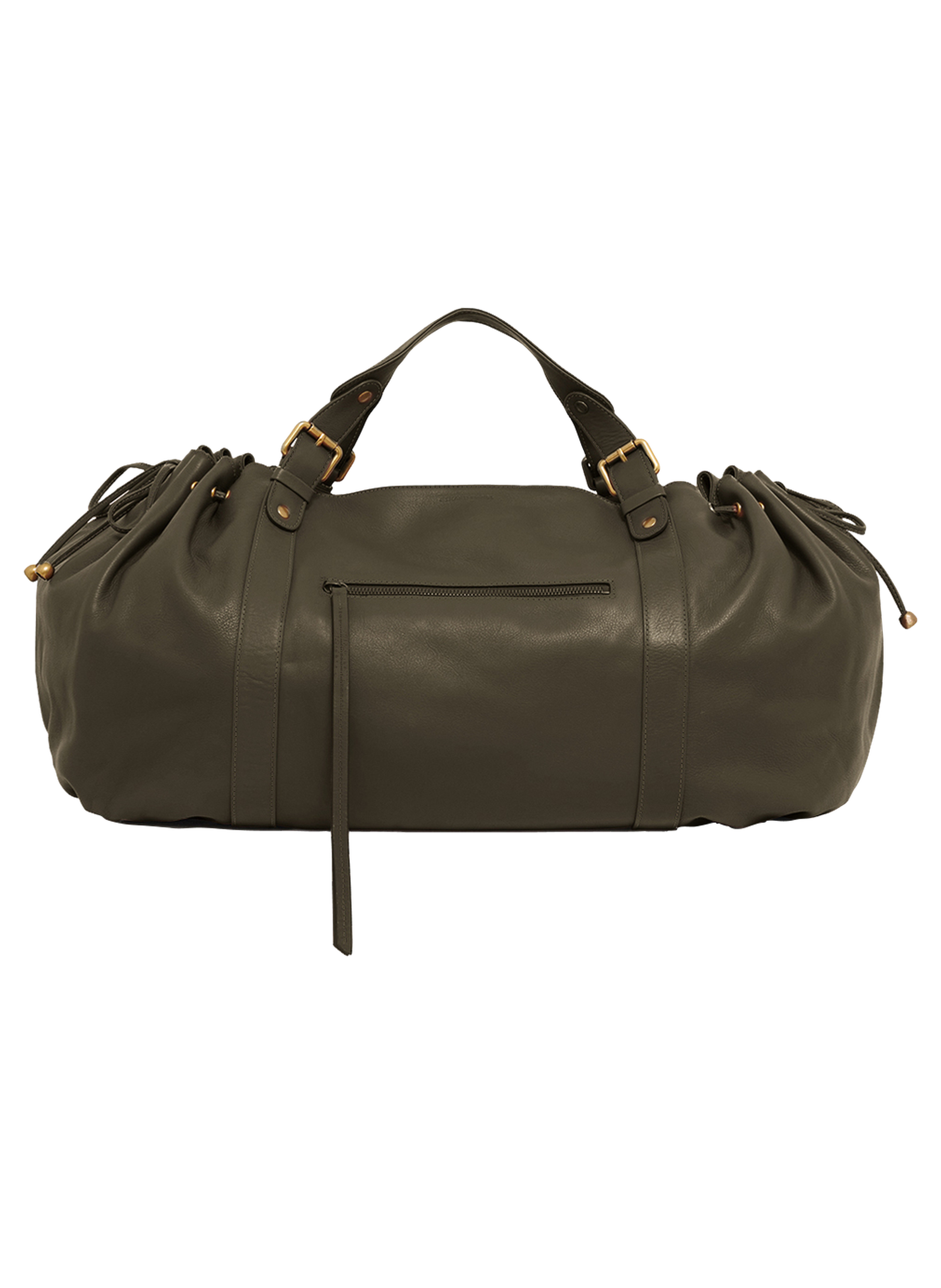 Sac de voyage en cuir - 72h GERARD DAREL Kaki