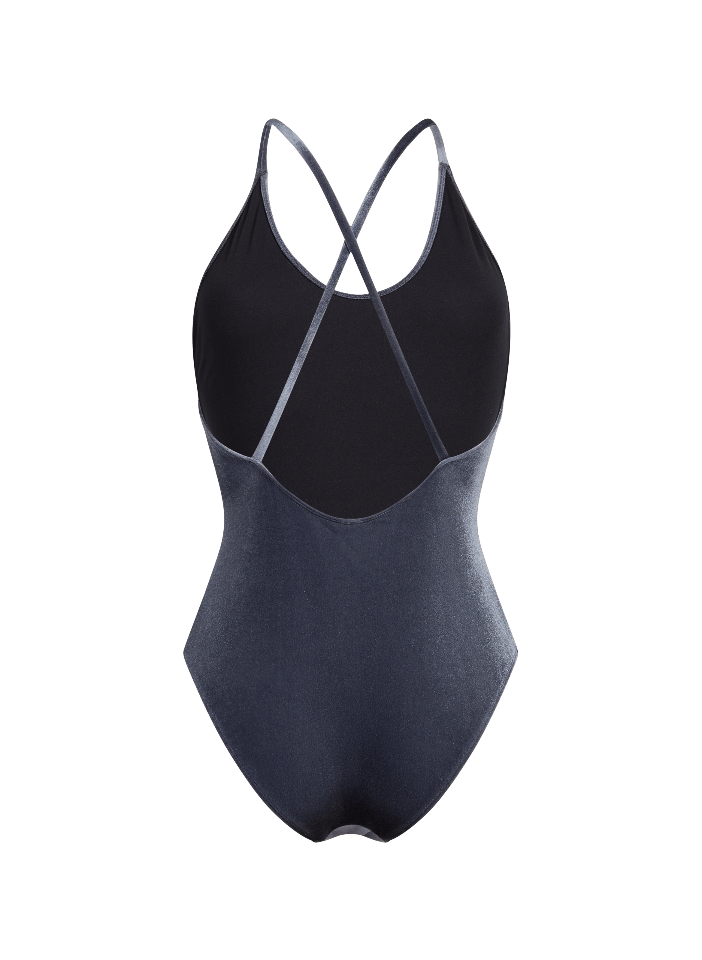 Costume da bagno in velluto Debora intero SAISON 1865 Grigio