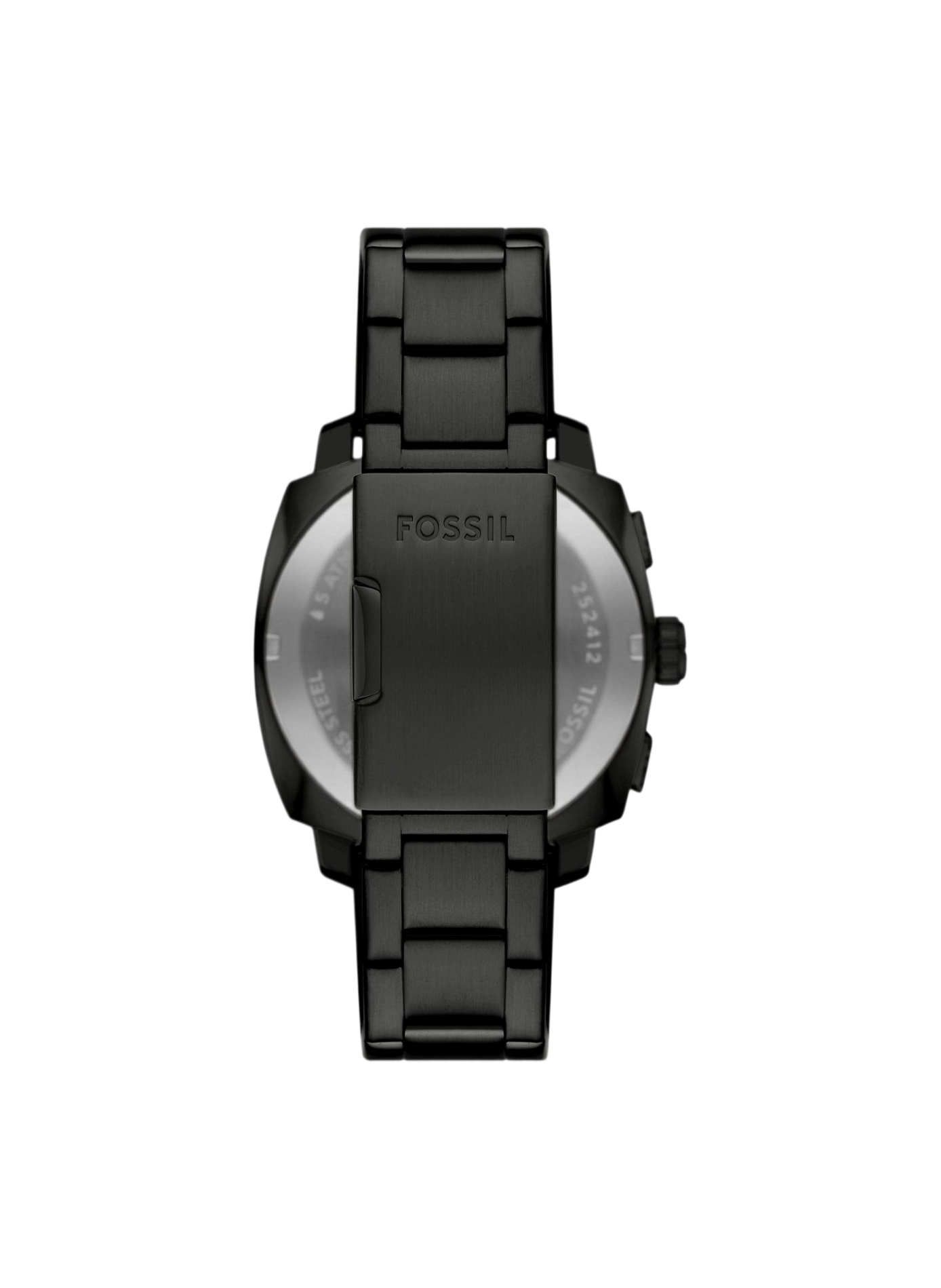 Montre Machine en acier FOSSIL Noir