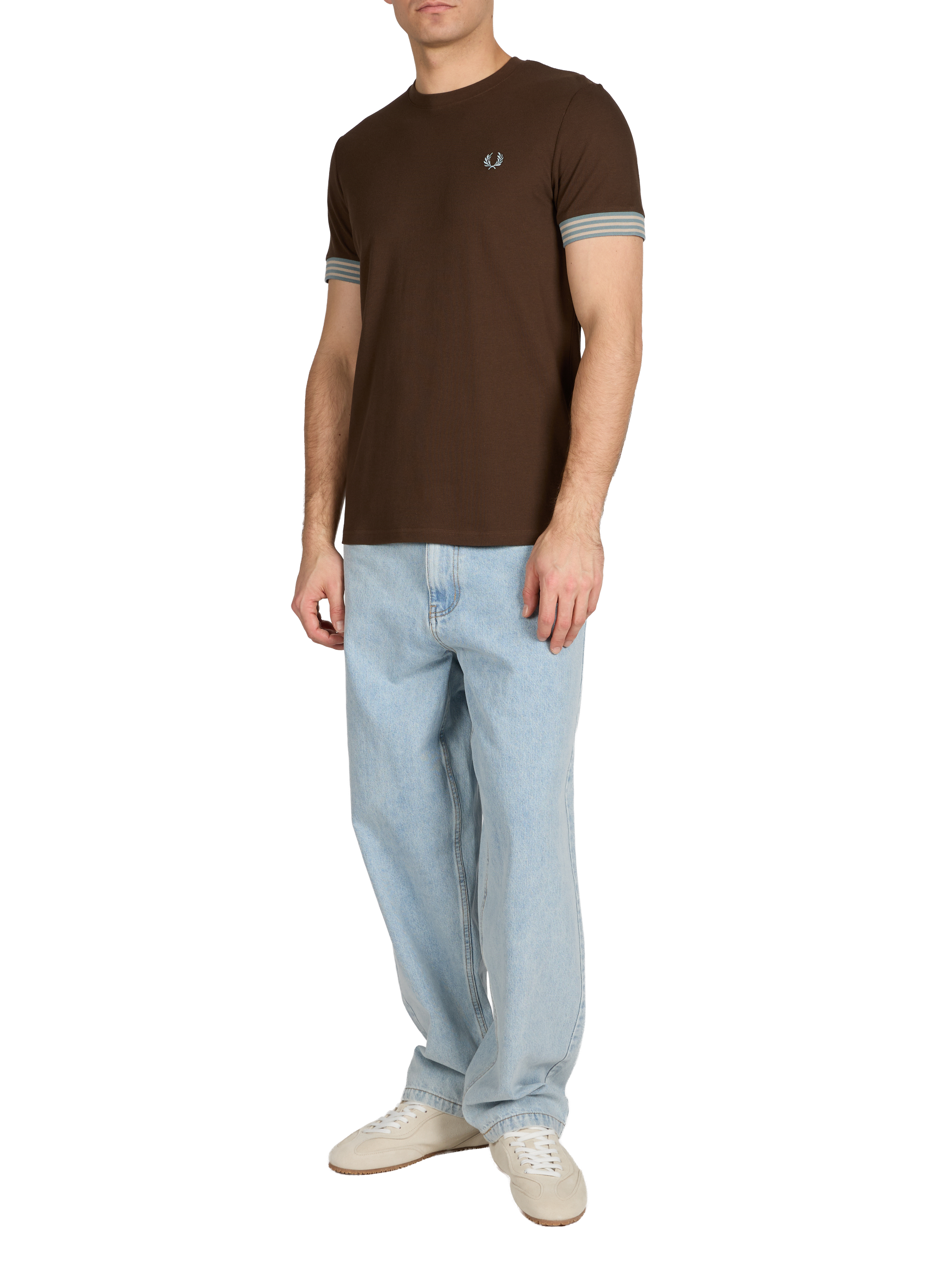 Polo en coton  FRED PERRY Marron