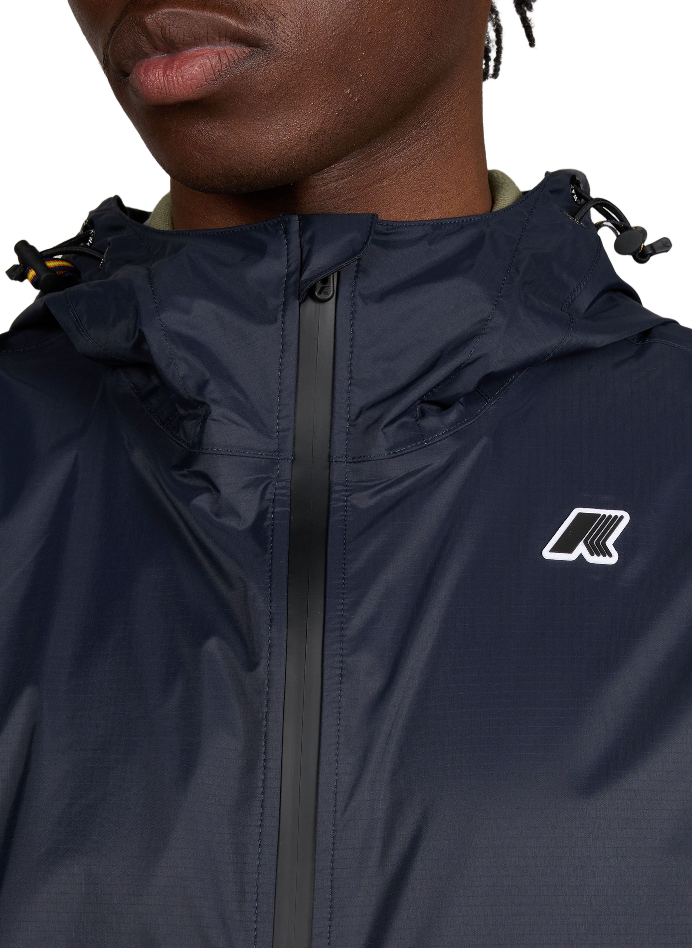 Parka à capuche K-WAY Bleu