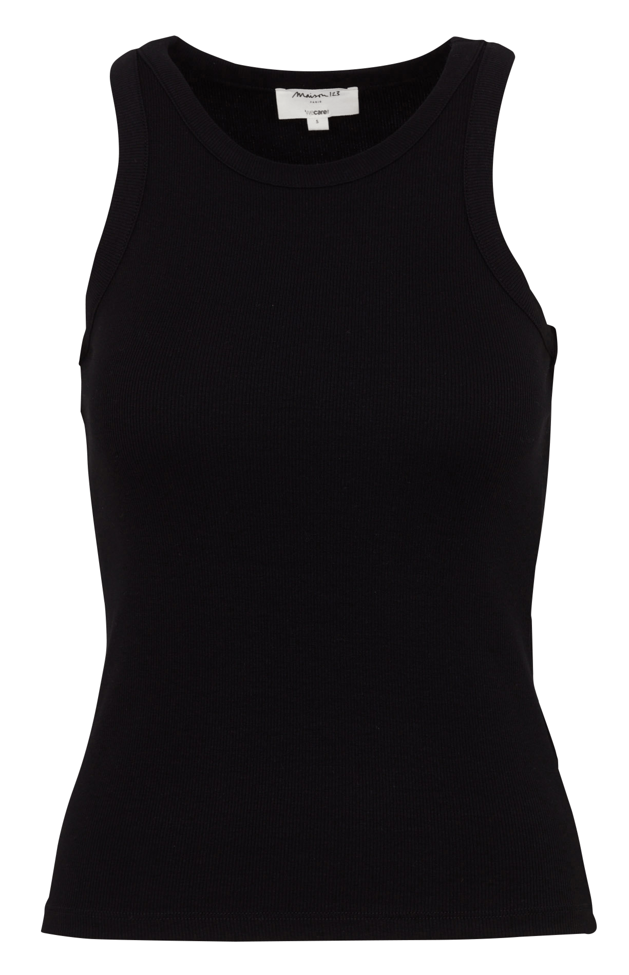 Débardeur en coton leopold MAISON 123 Noir