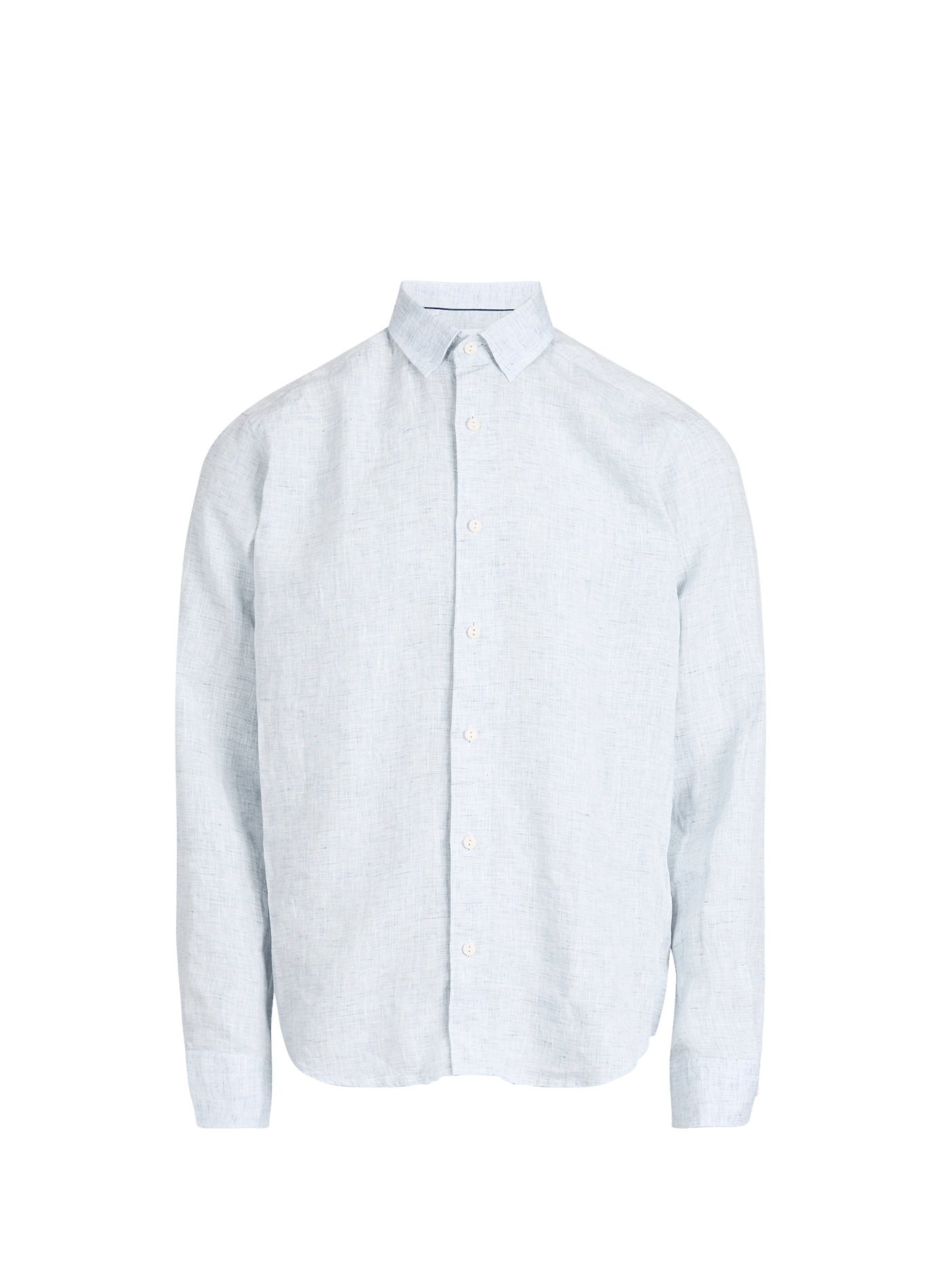 Straight linen shirt ETON Blue