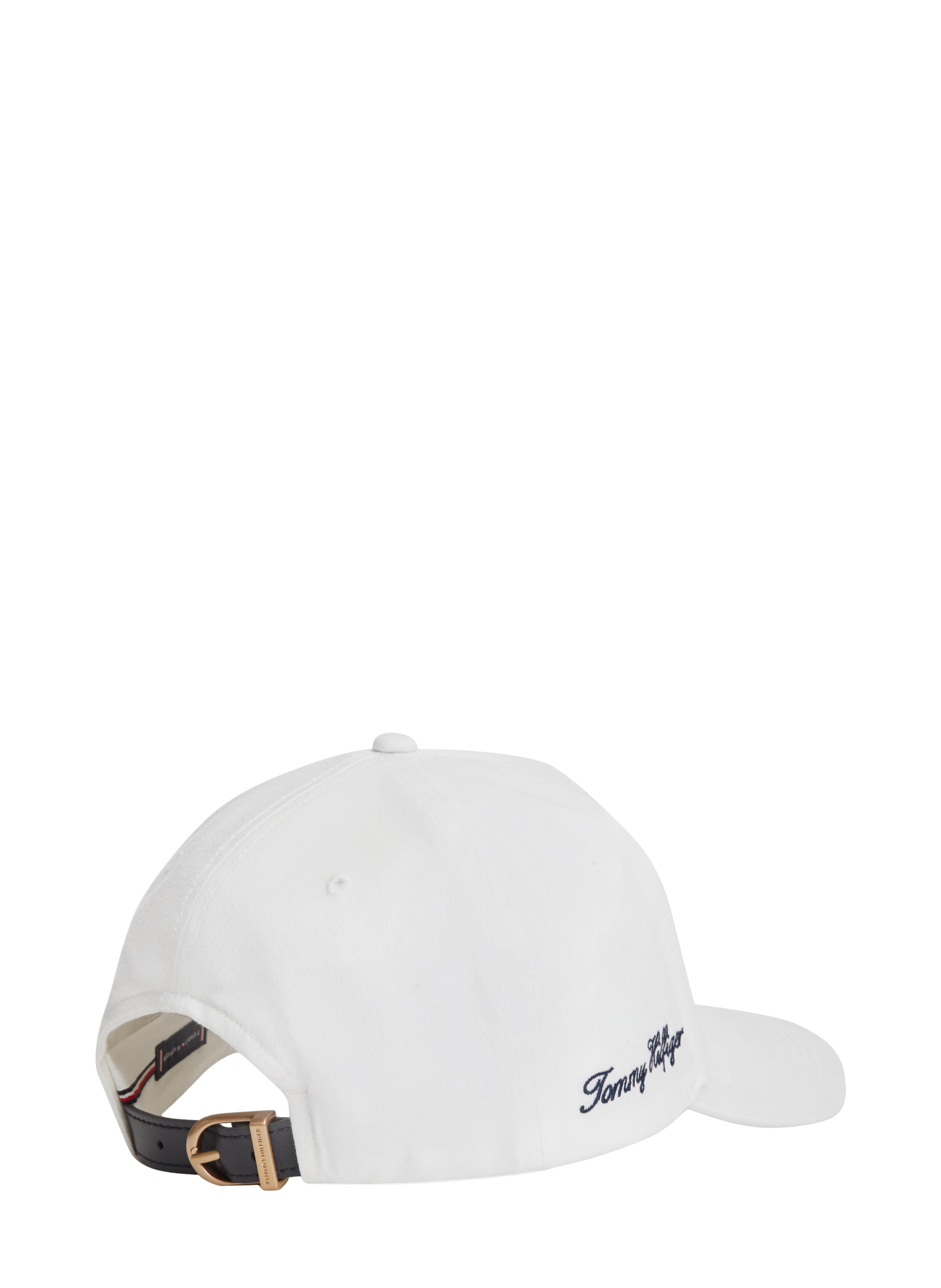 Casquette à logo en coton mélangé TOMMY HILFIGER Blanc