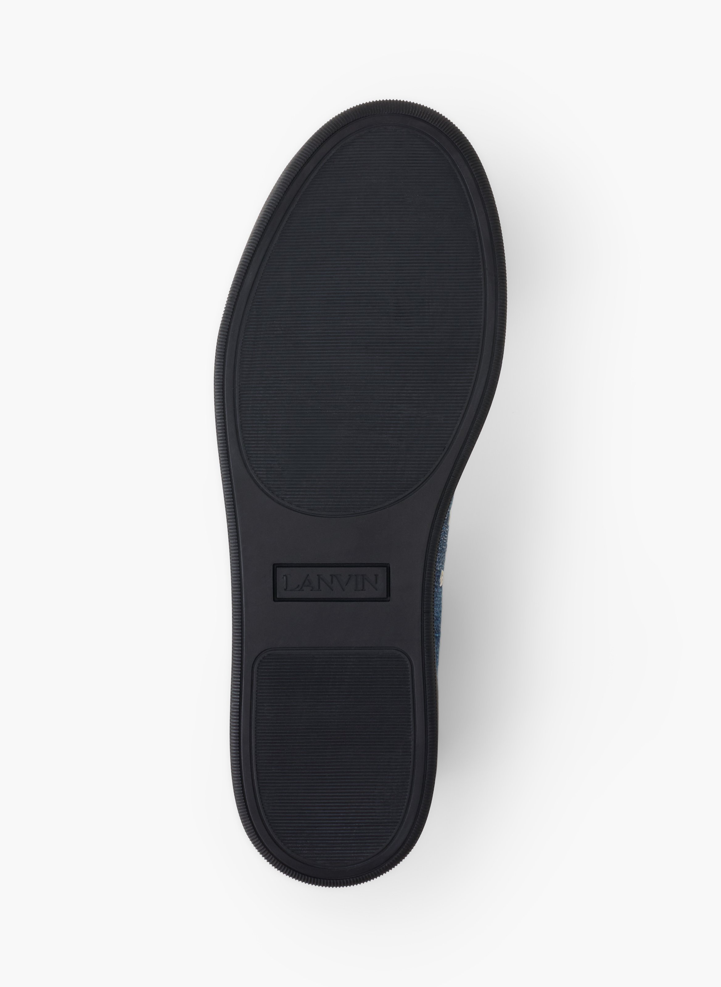 High top sneakers dbb1 en denim LANVIN Bleu