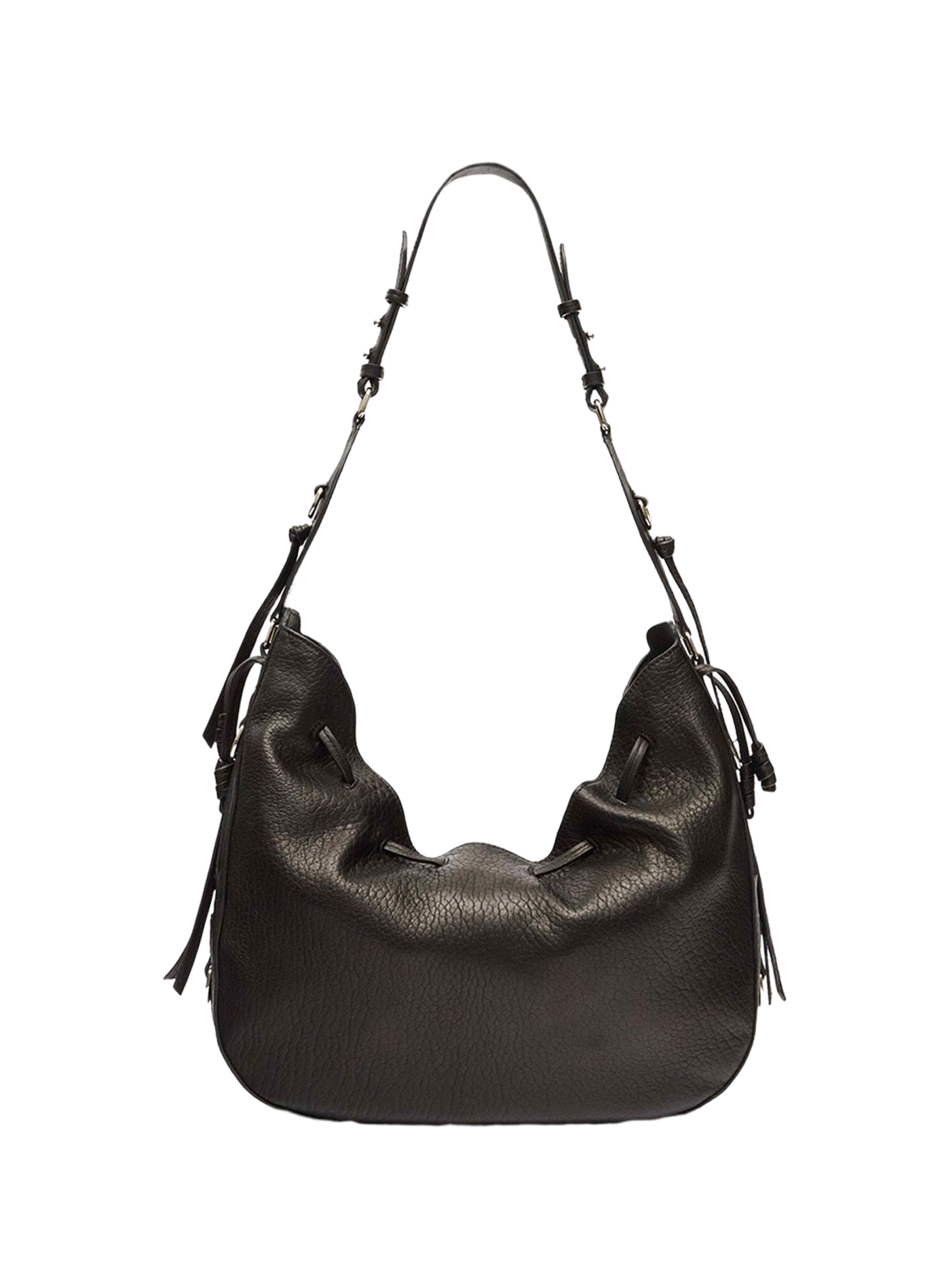 Bolton Hobo bag in lambskin leather ISABEL MARANT Black
