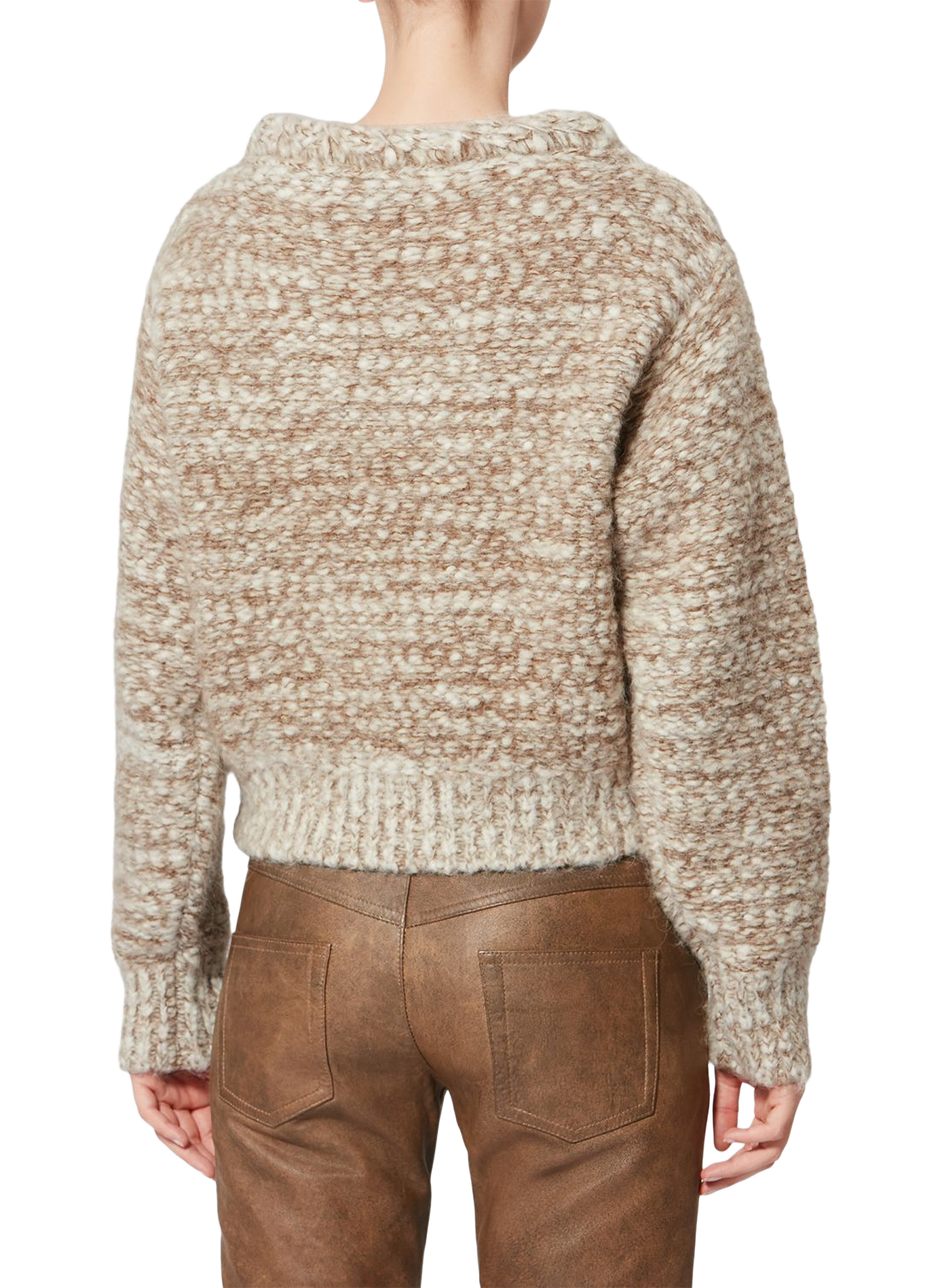 Dorota alpaca and mohair sweater ISABEL MARANT Brown