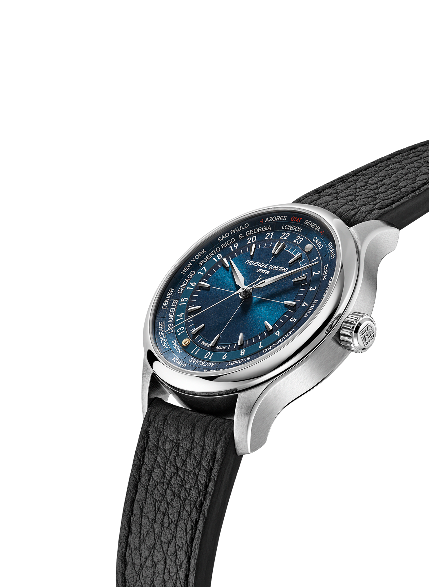 Montre automatique en acier inoxydable FREDERIQUE CONSTANT Bleu