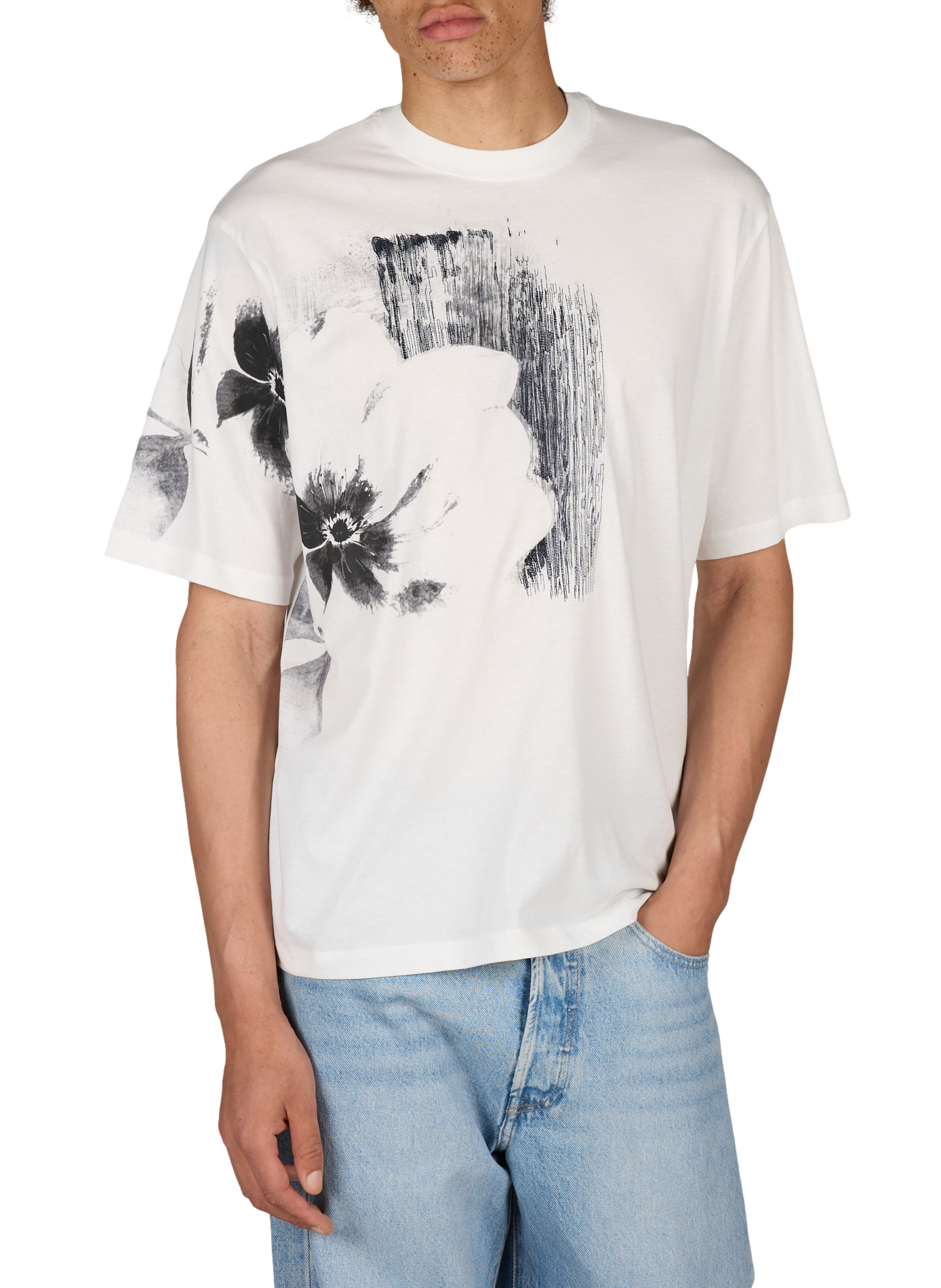 Cotton T-shirt ARMANI EXCHANGE White