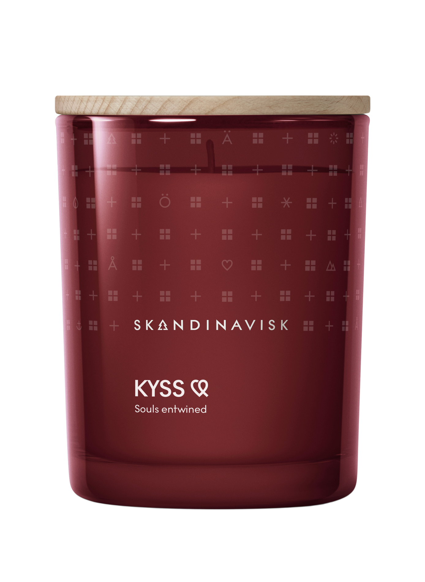 Bougie parfumée Kyss 200g SKANDINAVISK Rouge