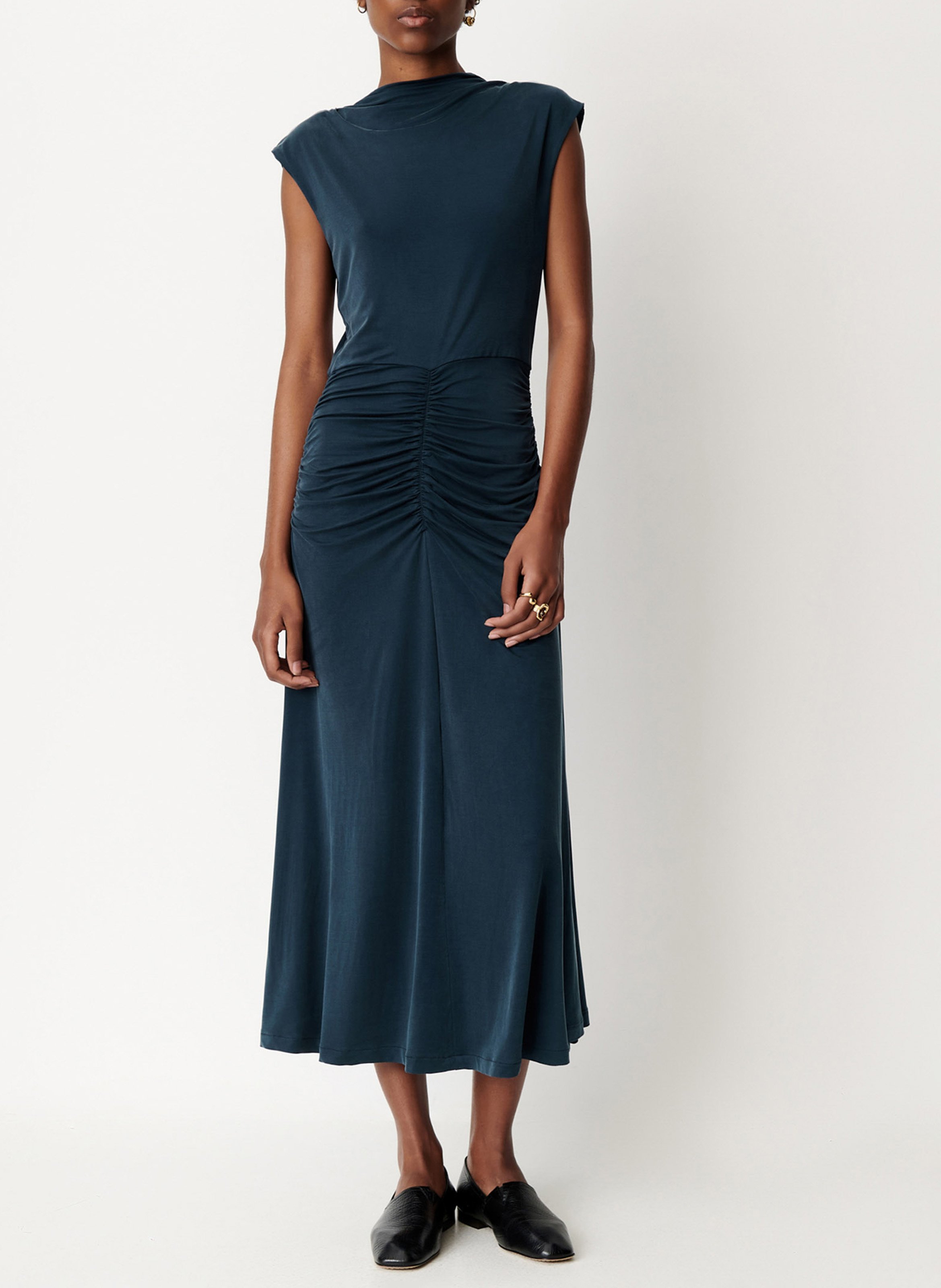 Robe longue cintrée ritessa SESSUN Bleu