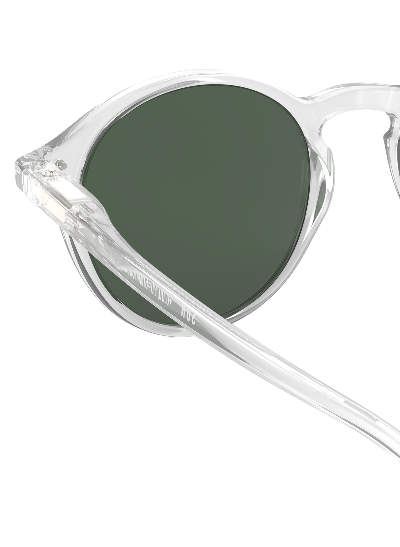 Transparent and round sunglasses IZIPIZI Transparent