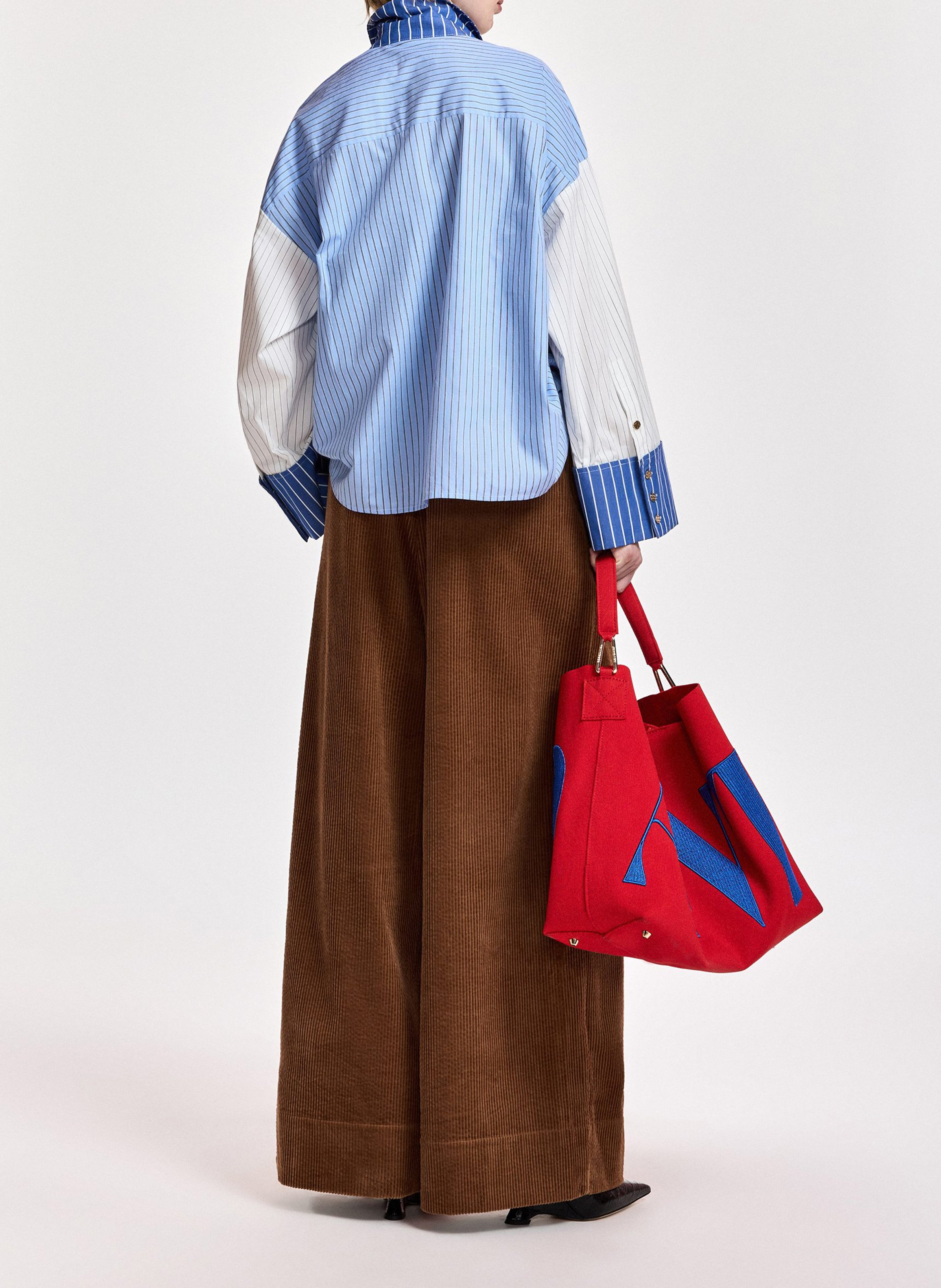 Chemise oversize en coton bio kovid ESSENTIEL ANTWERP Blanc