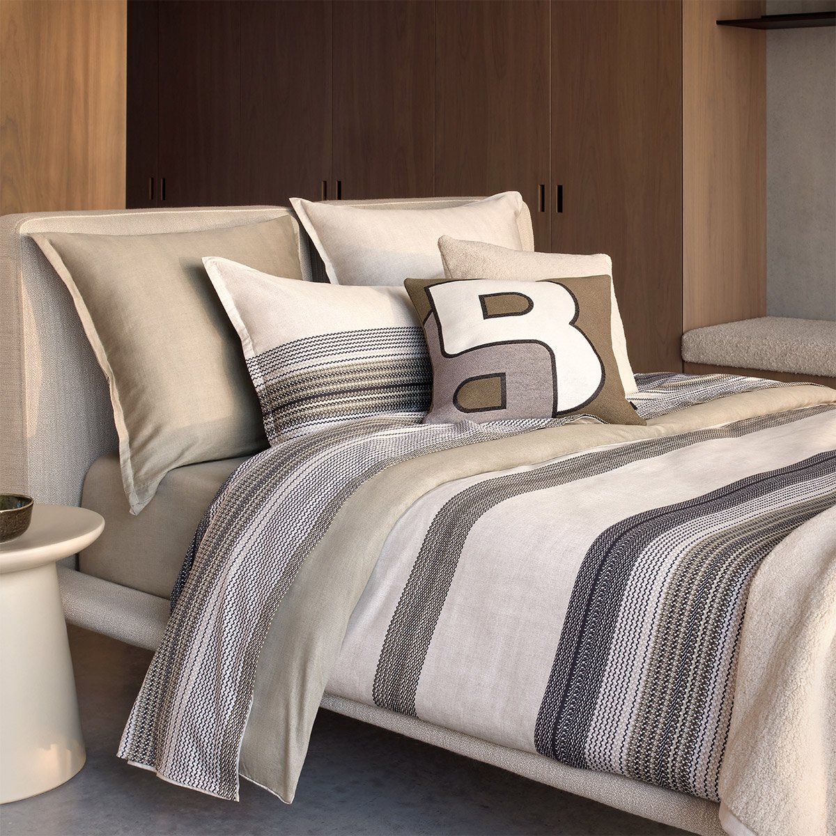 Housse de couette en satin de coton, modernist BOSS HOME Multicolore