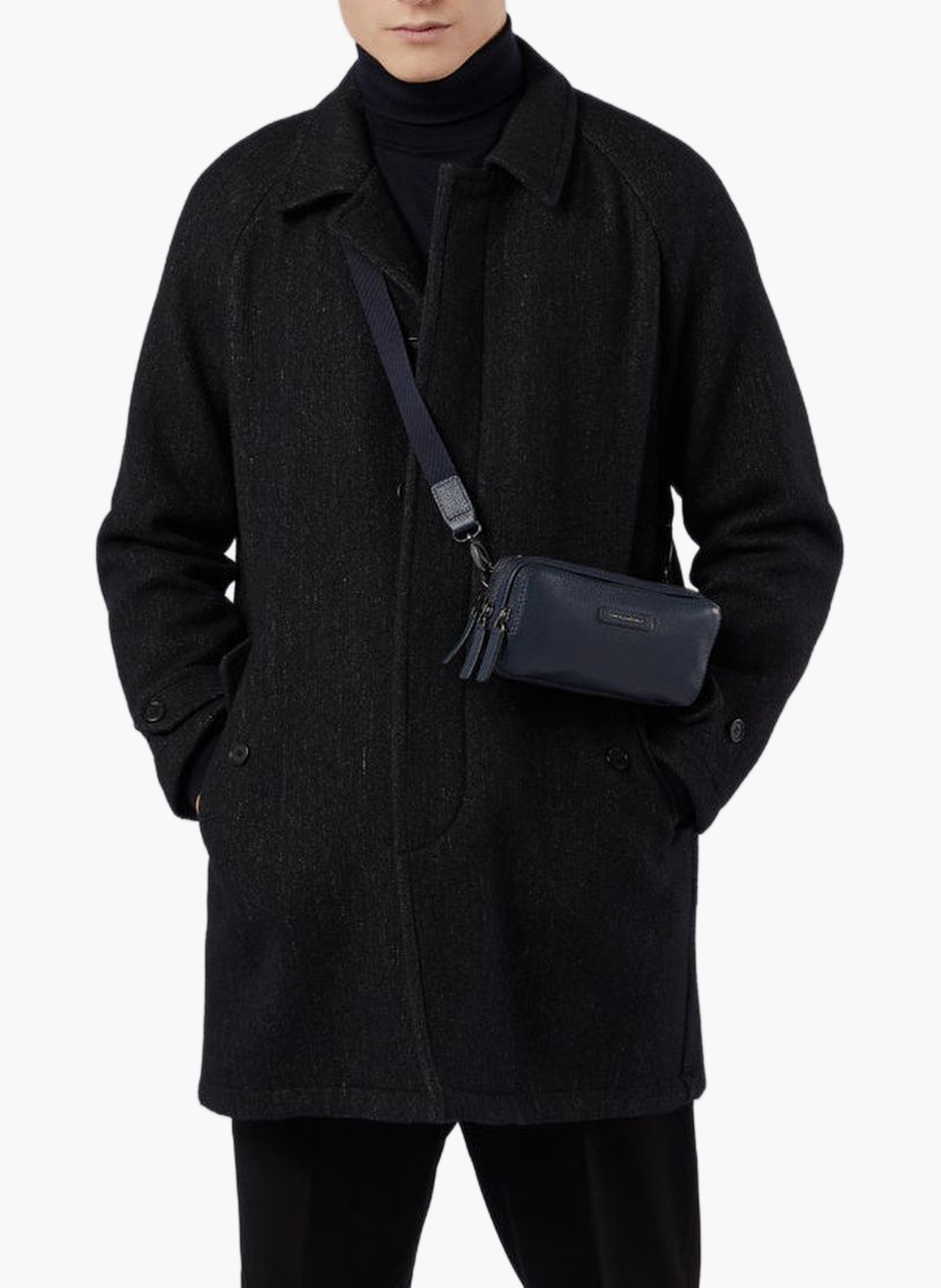 Sac à main avec trois compartiments PIQUADRO Noir