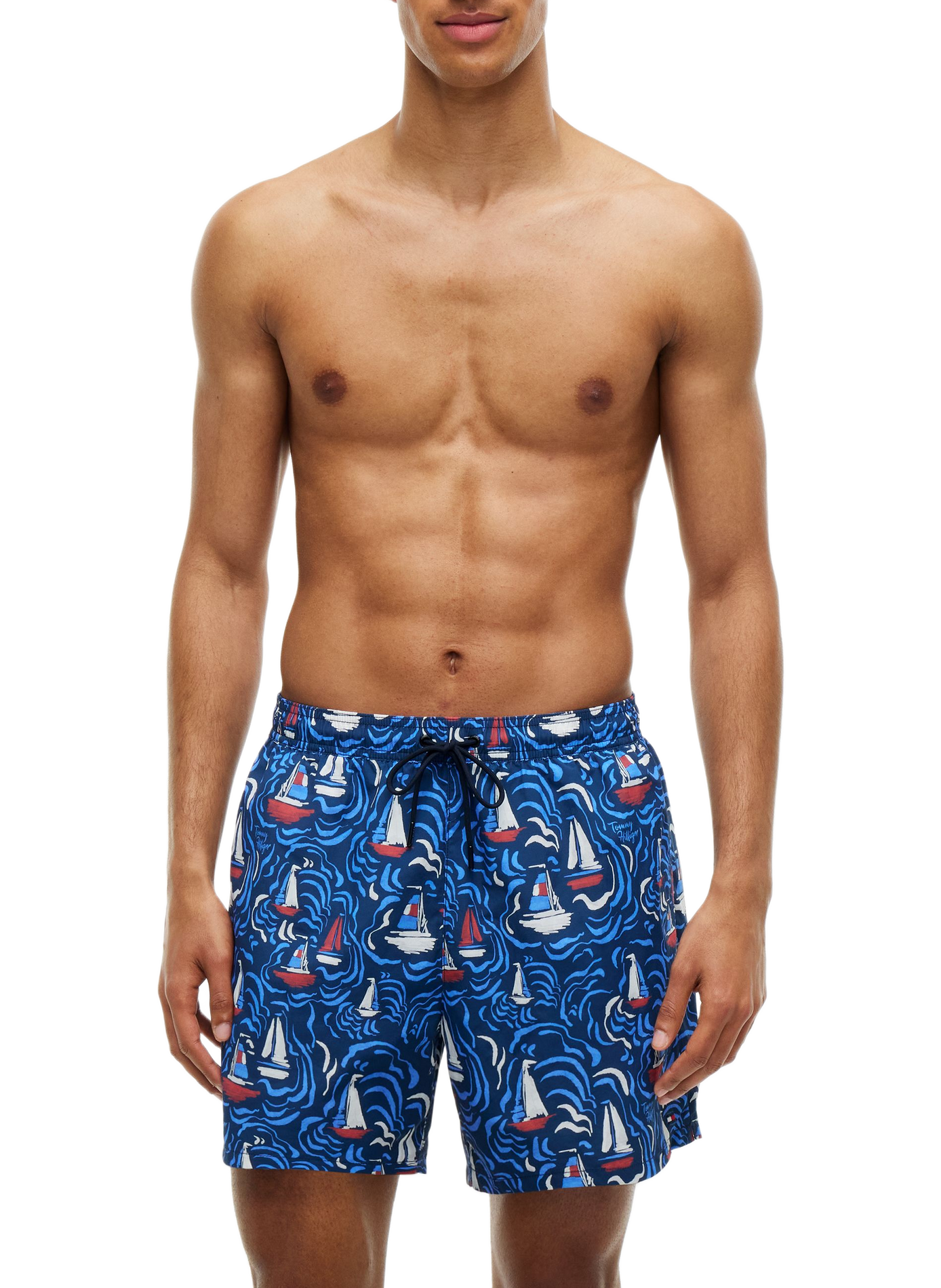 Short de bain imprimé TOMMY HILFIGER Bleu