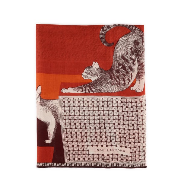 Foulard imprimé en laine Foulard imprimé en laine