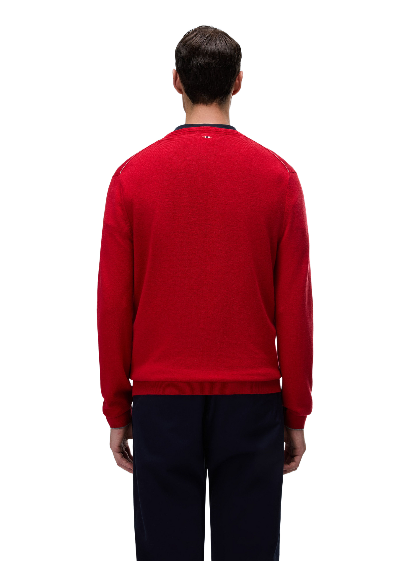 Round-neck wool jumper NAPAPIJRI Red