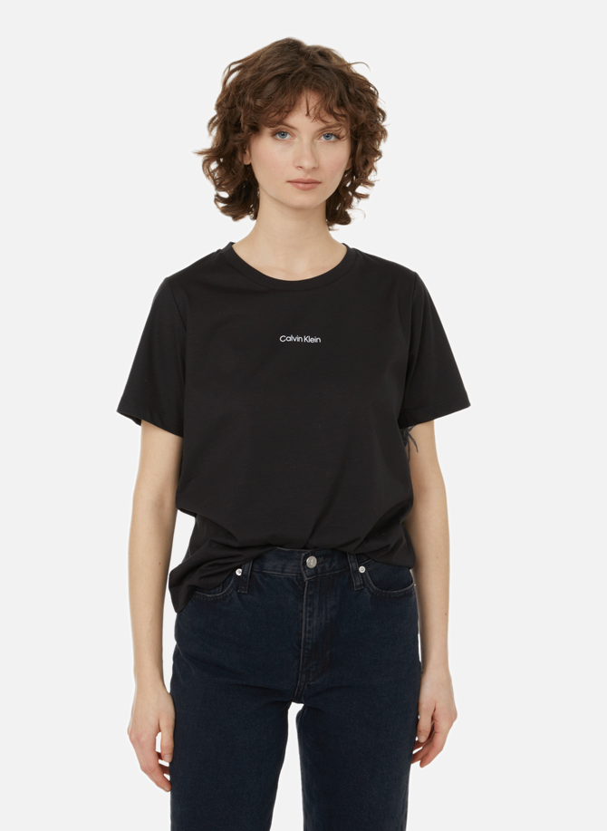 Straight-cut organic cotton T-shirt CALVIN KLEIN