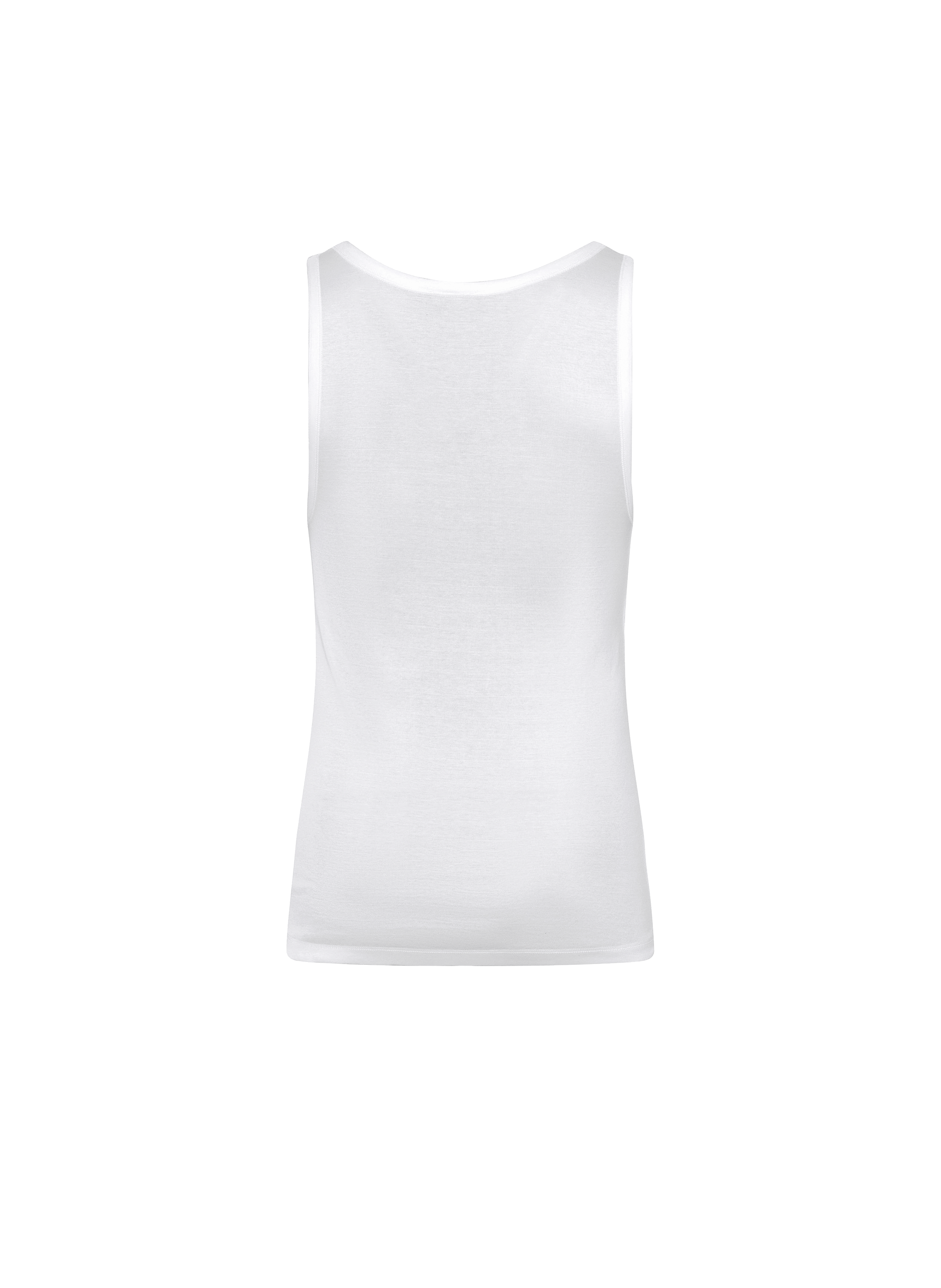 Cotton tank top HANRO White