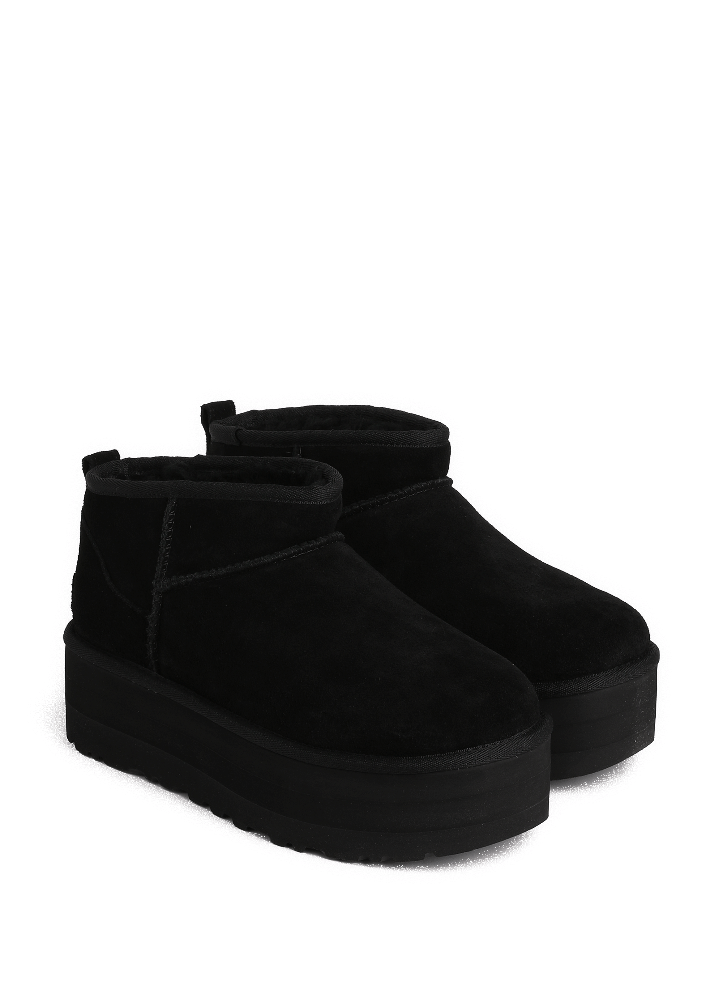 Bottines ultra mini en cuir  UGG Noir