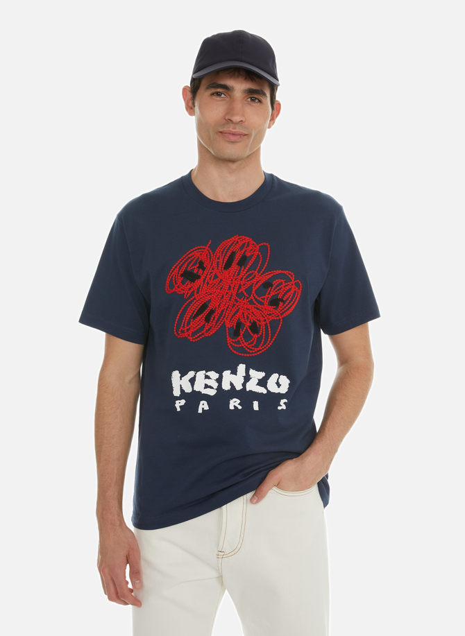 T-shirt imprimé en coton  KENZO