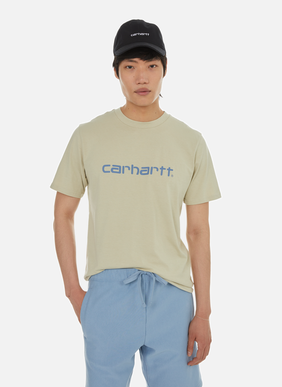 CARHARTT WIP T-shirt logo en coton Vert