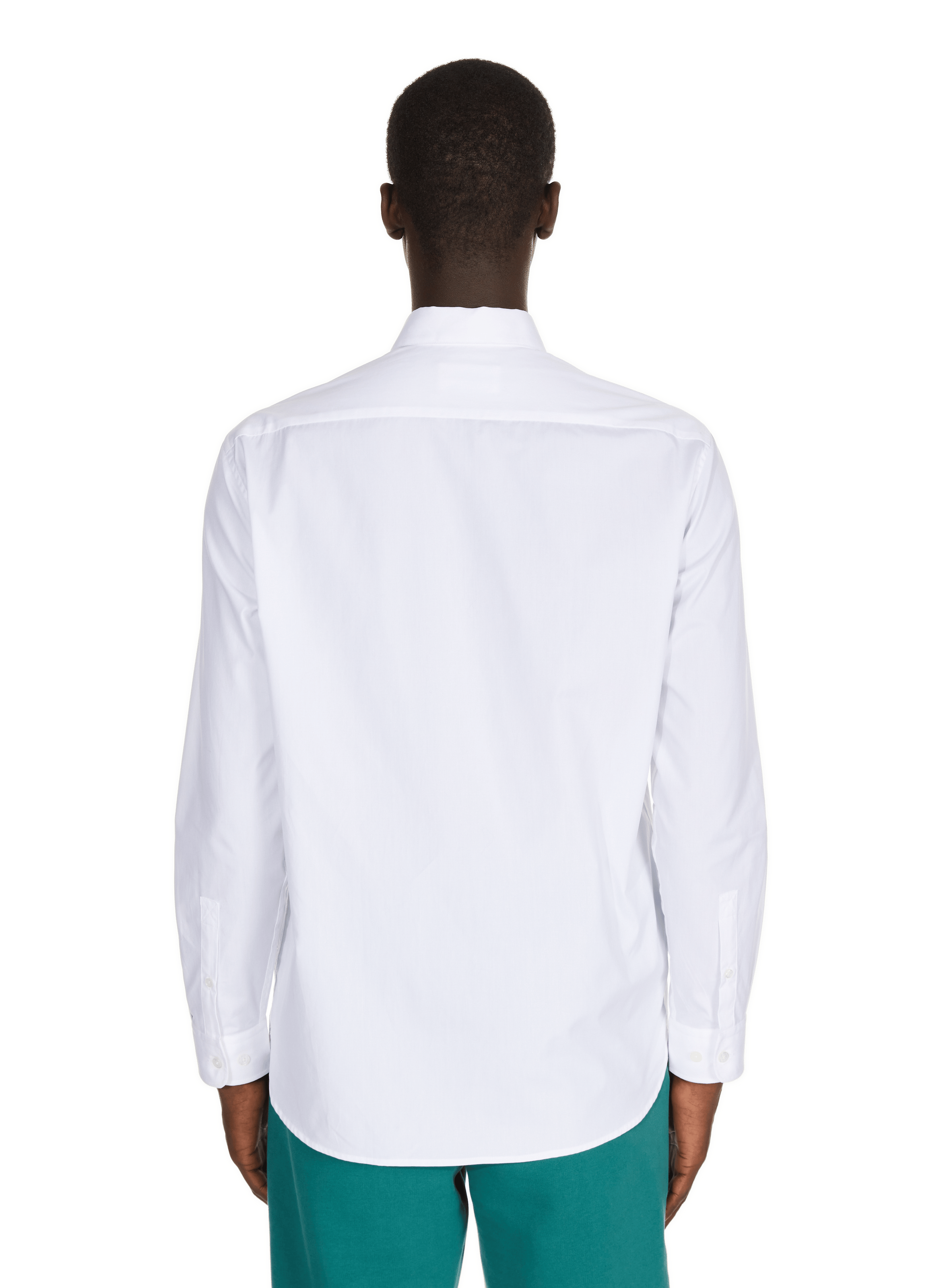 Chemise Daver col classique en coton  SAISON 1865 Blanc