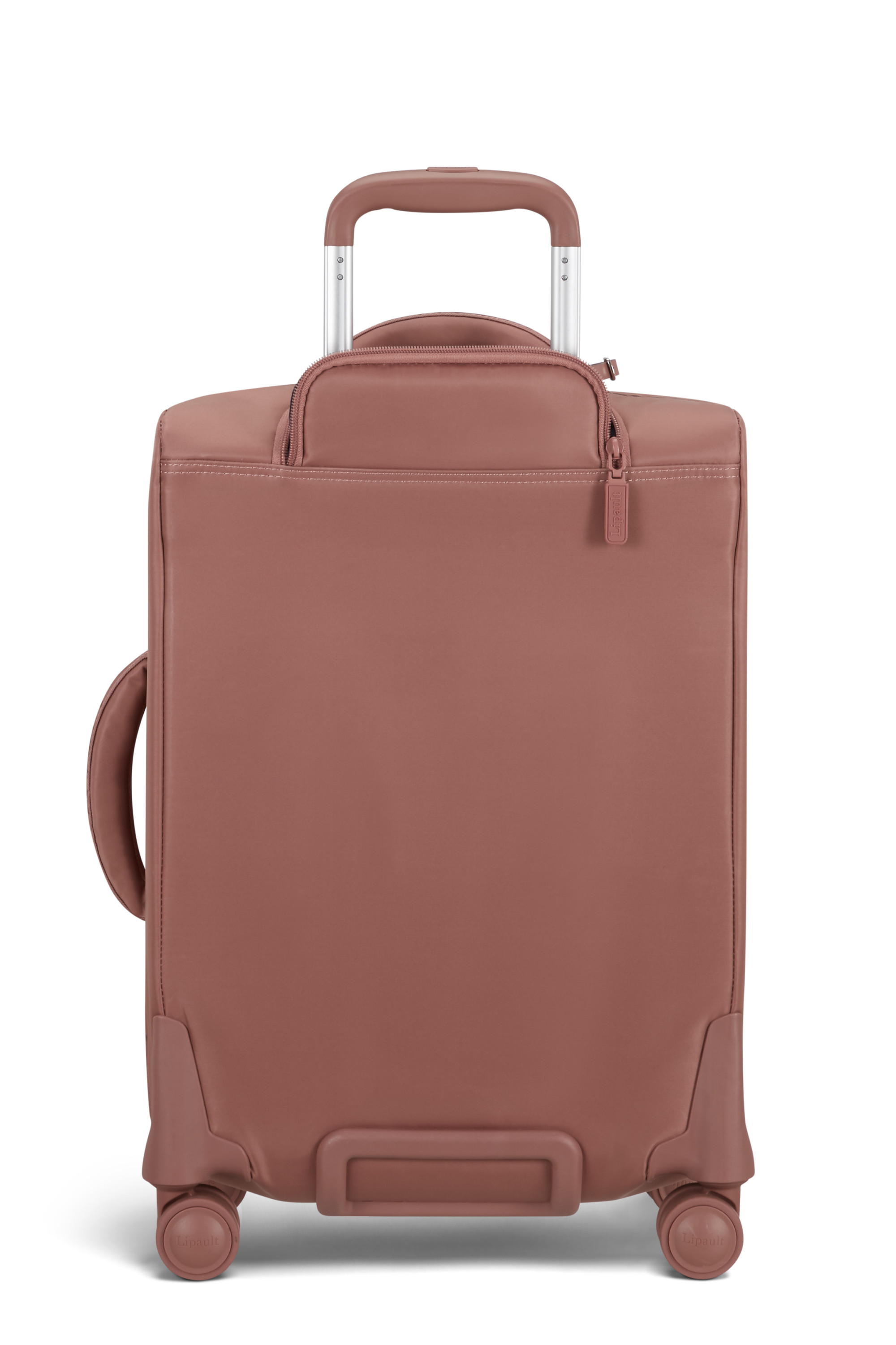 Plume valise 4 roues taille s LIPAULT PARIS Rose